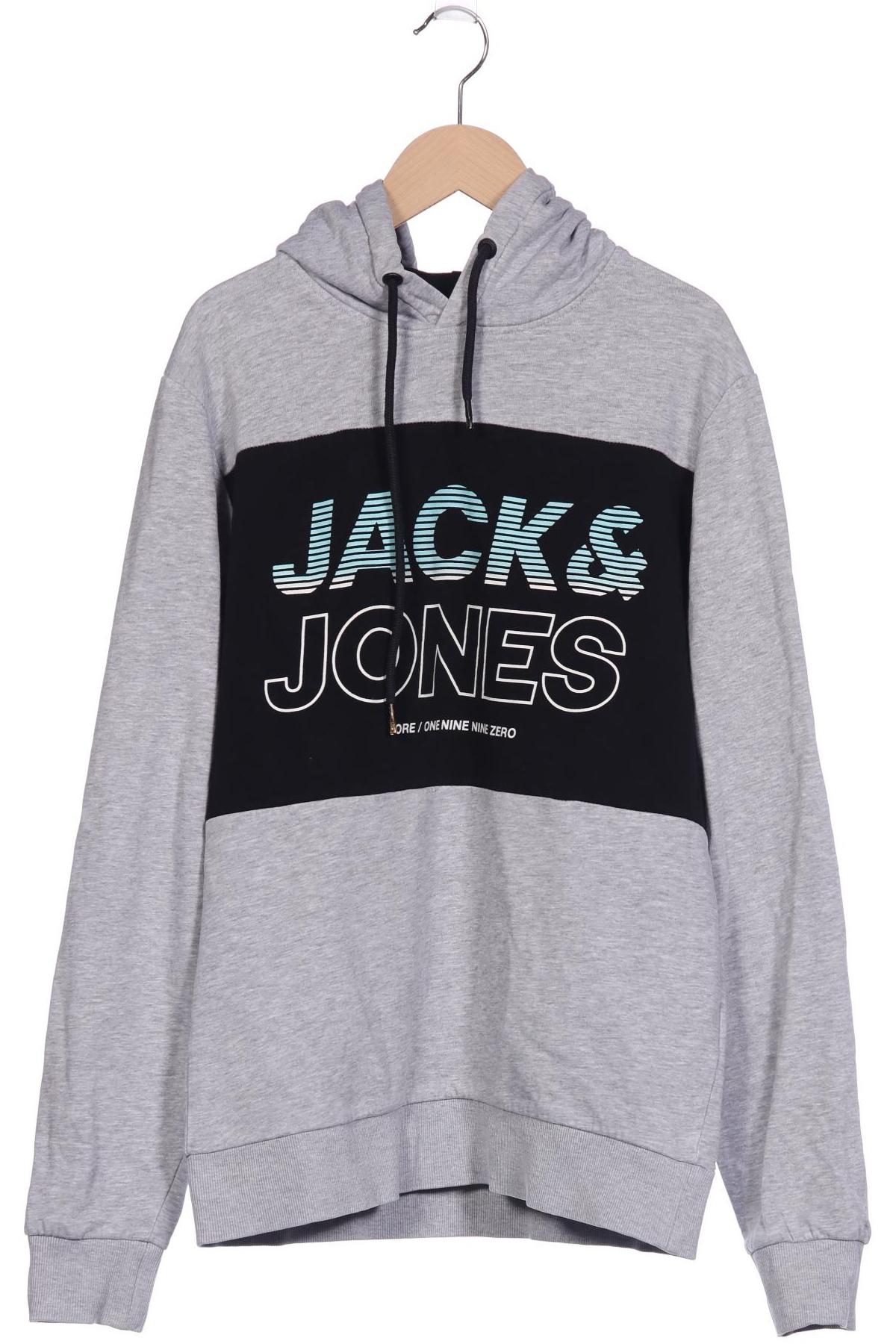 

JACK & JONES Herren Kapuzenpullover, grau