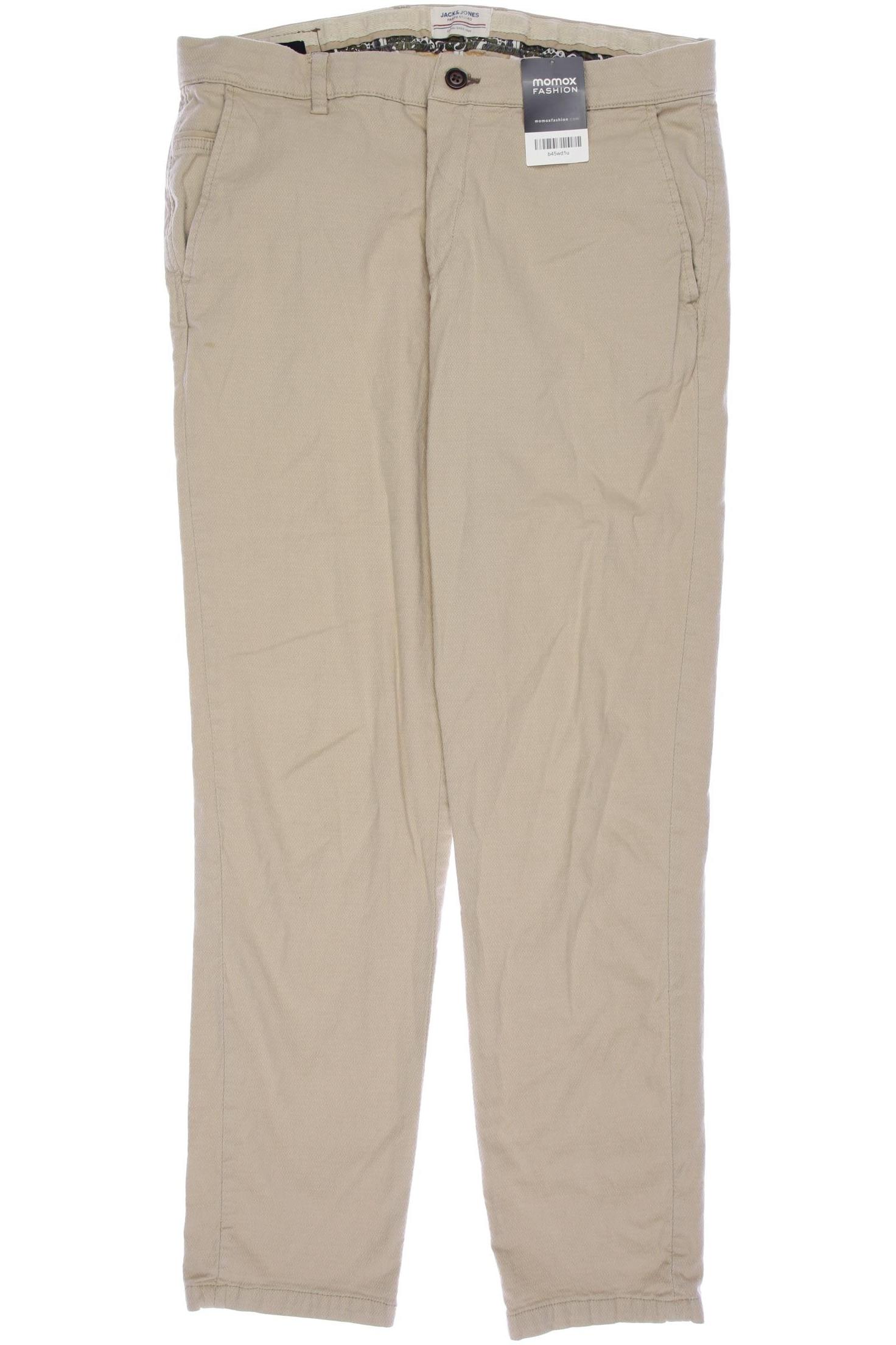 

Jack & Jones Herren Stoffhose, cremeweiß, Gr. 36