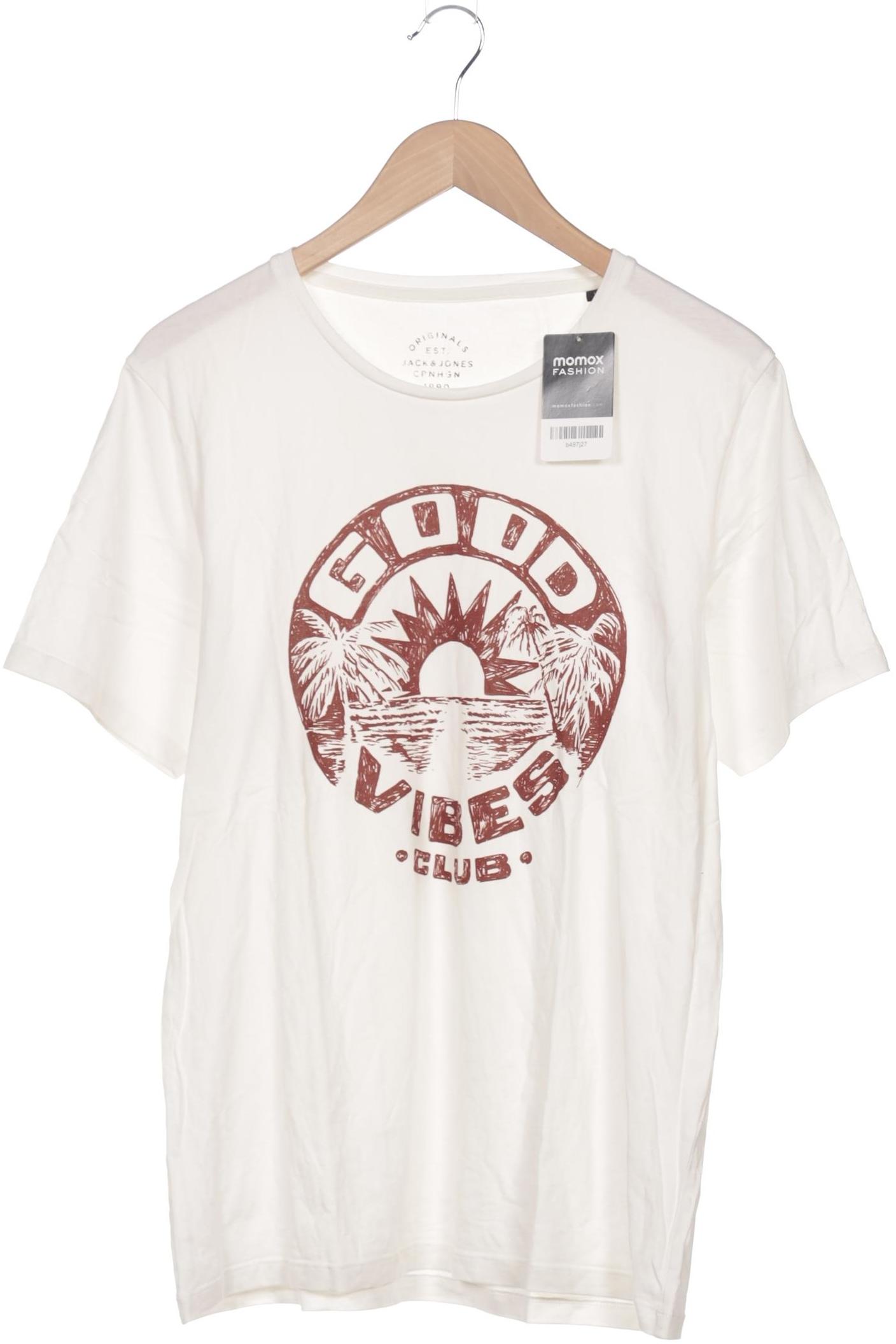 

Jack & Jones Herren T-Shirt, cremeweiß, Gr. 52