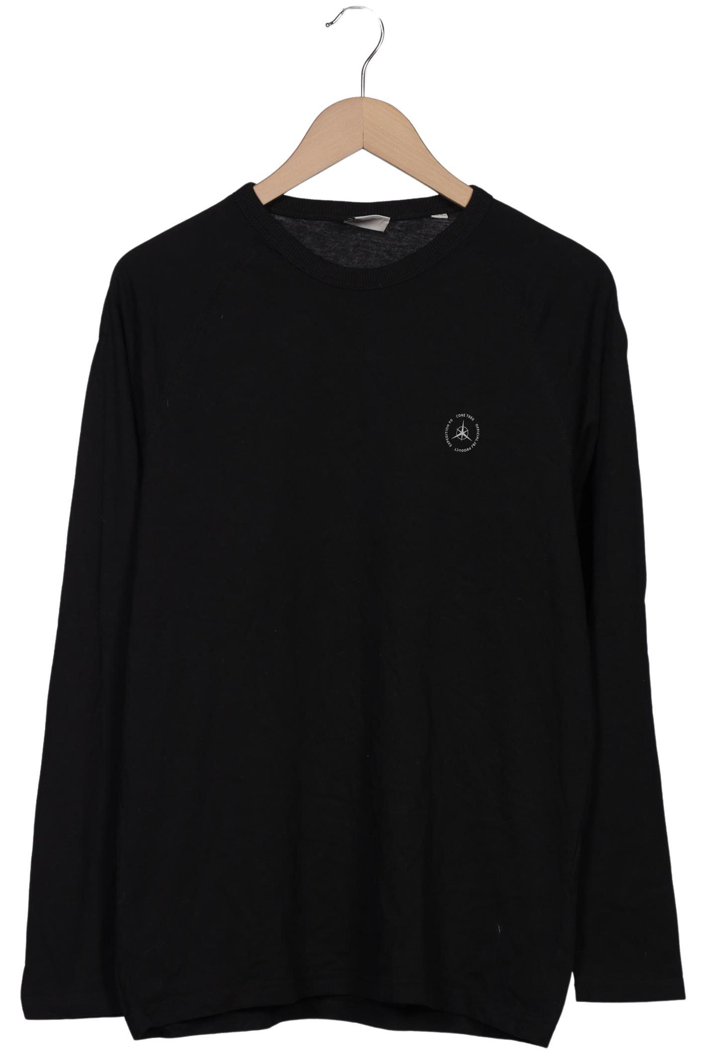 Thumbnail - Jack &amp; Jones Herren Langarmshirt, schwarz, Gr. 52