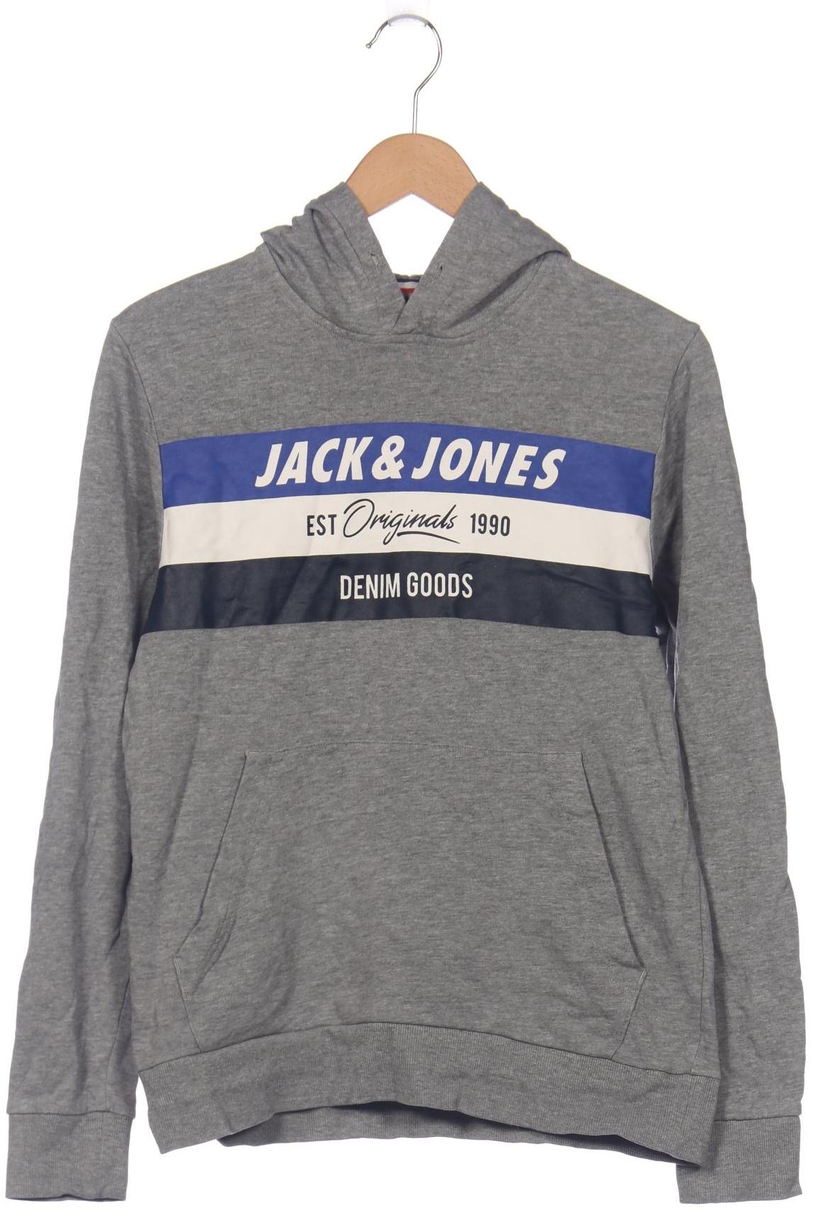 

Jack & Jones Herren Kapuzenpullover, grau, Gr. 48