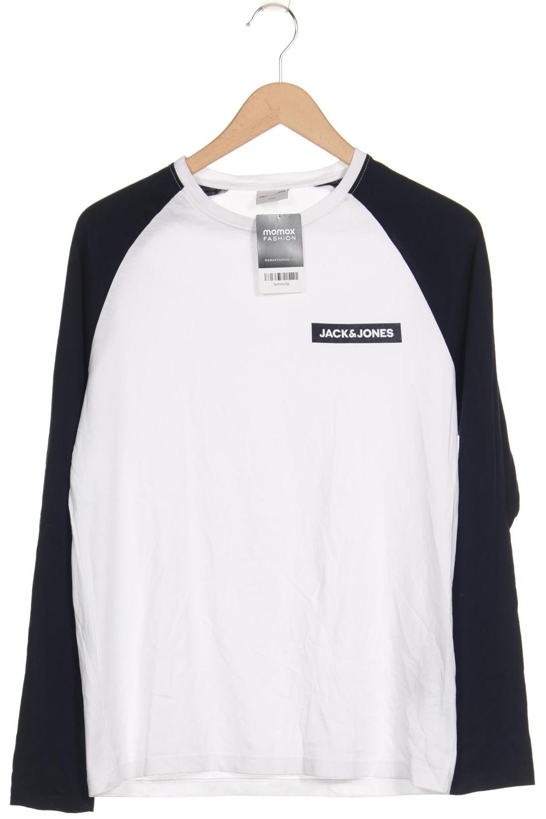 

Jack & Jones Herren Langarmshirt, weiß, Gr. 48
