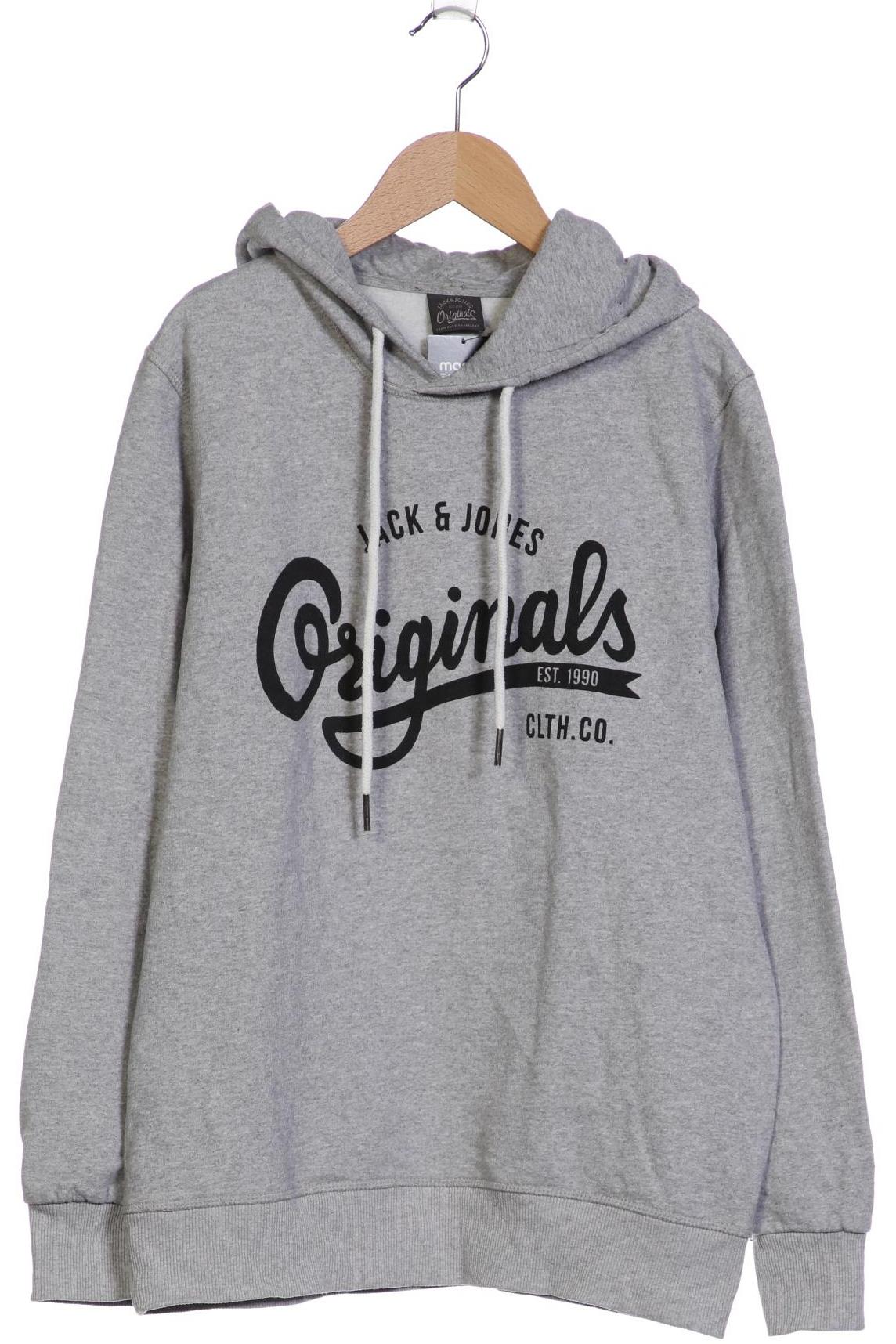 

Jack & Jones Herren Kapuzenpullover, grau, Gr. 52