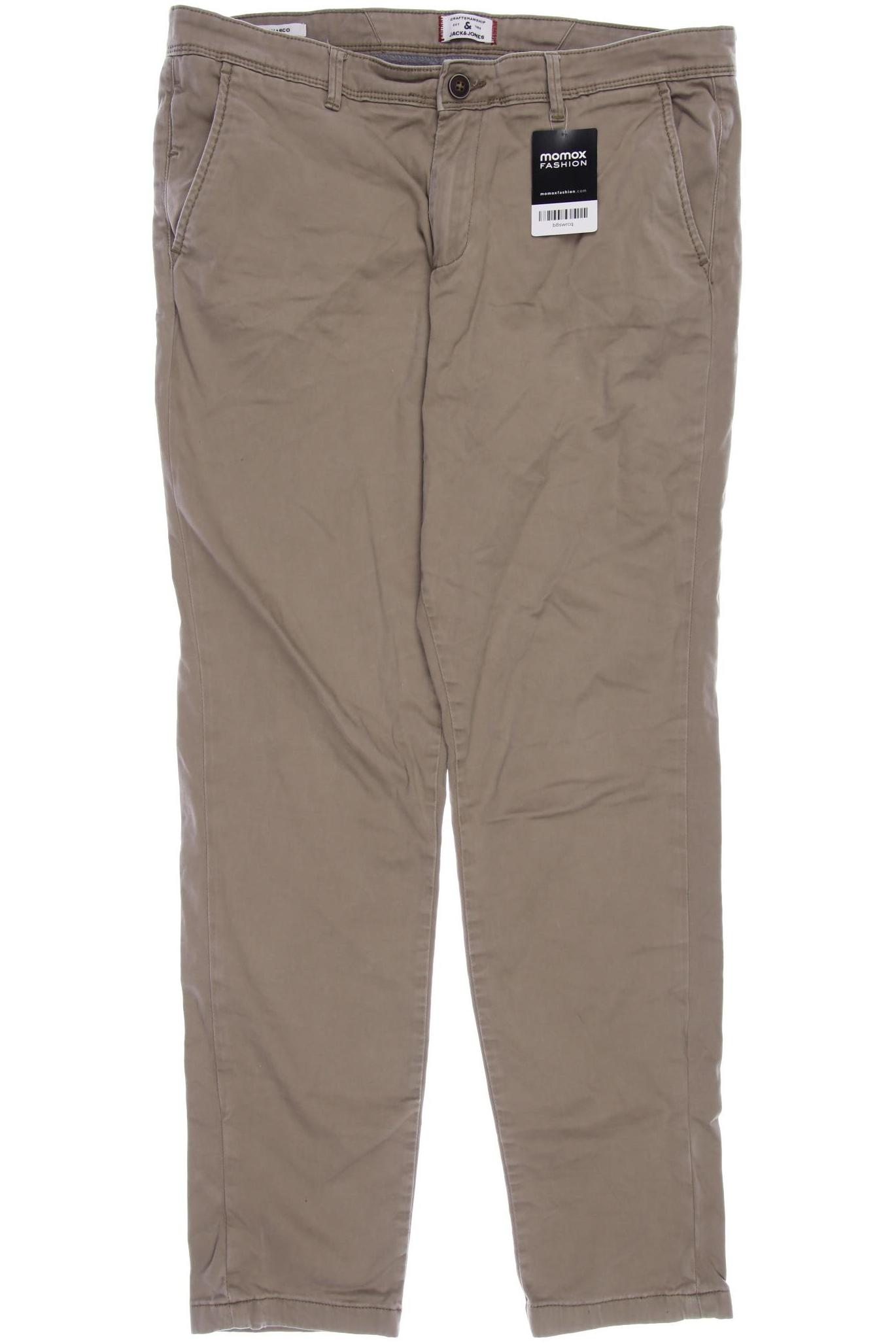 

JACK & JONES Herren Stoffhose, beige