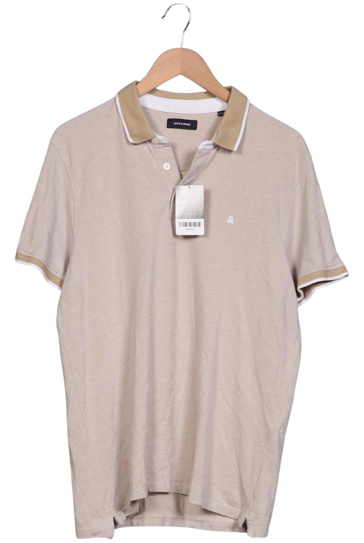 

Jack & Jones Herren Poloshirt, beige, Gr. 54