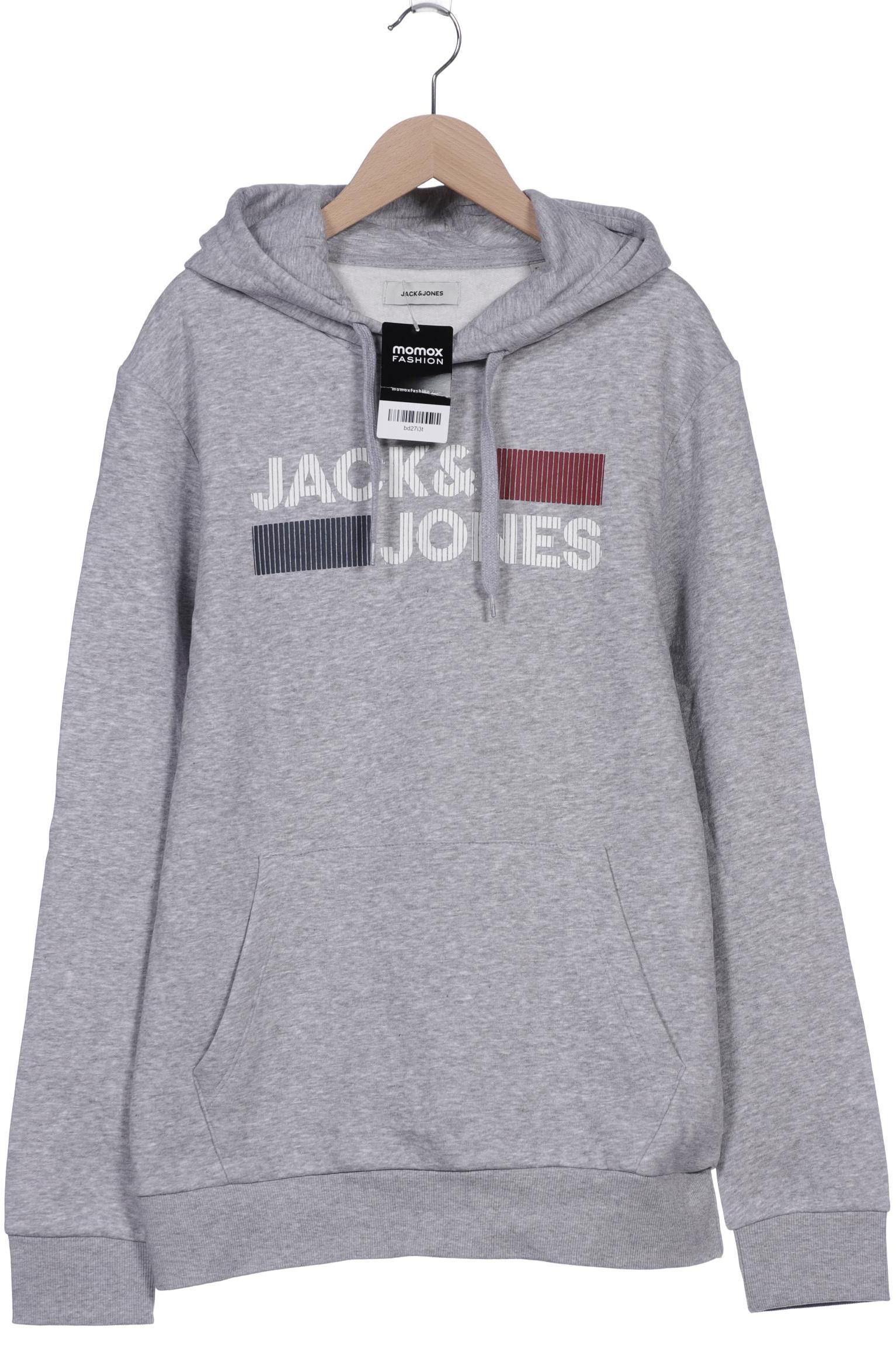 

JACK & JONES Herren Kapuzenpullover, grau