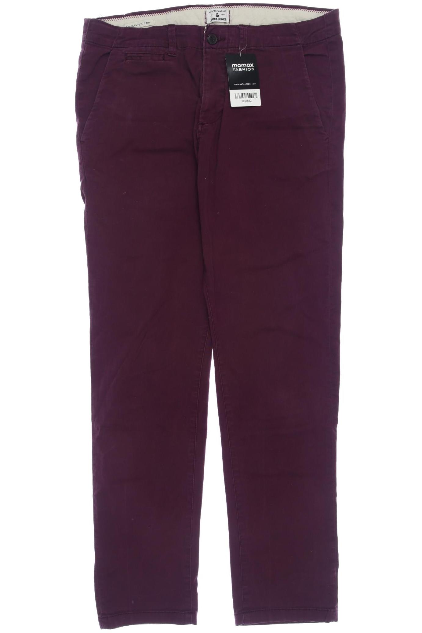 

Jack & Jones Herren Stoffhose, bordeaux, Gr. 31