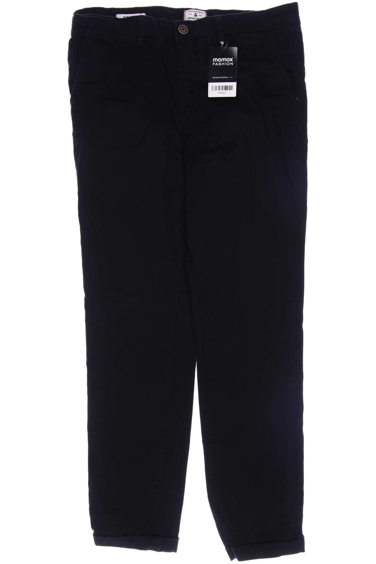 

JACK & JONES Herren Stoffhose, schwarz