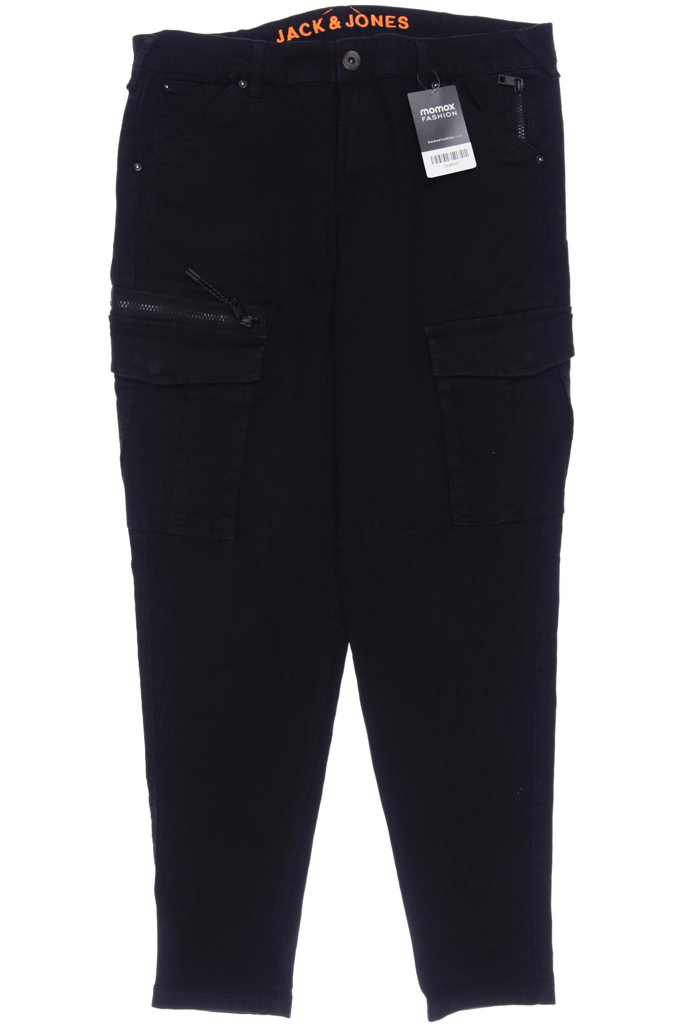 

Jack & Jones Herren Stoffhose, schwarz, Gr. 34