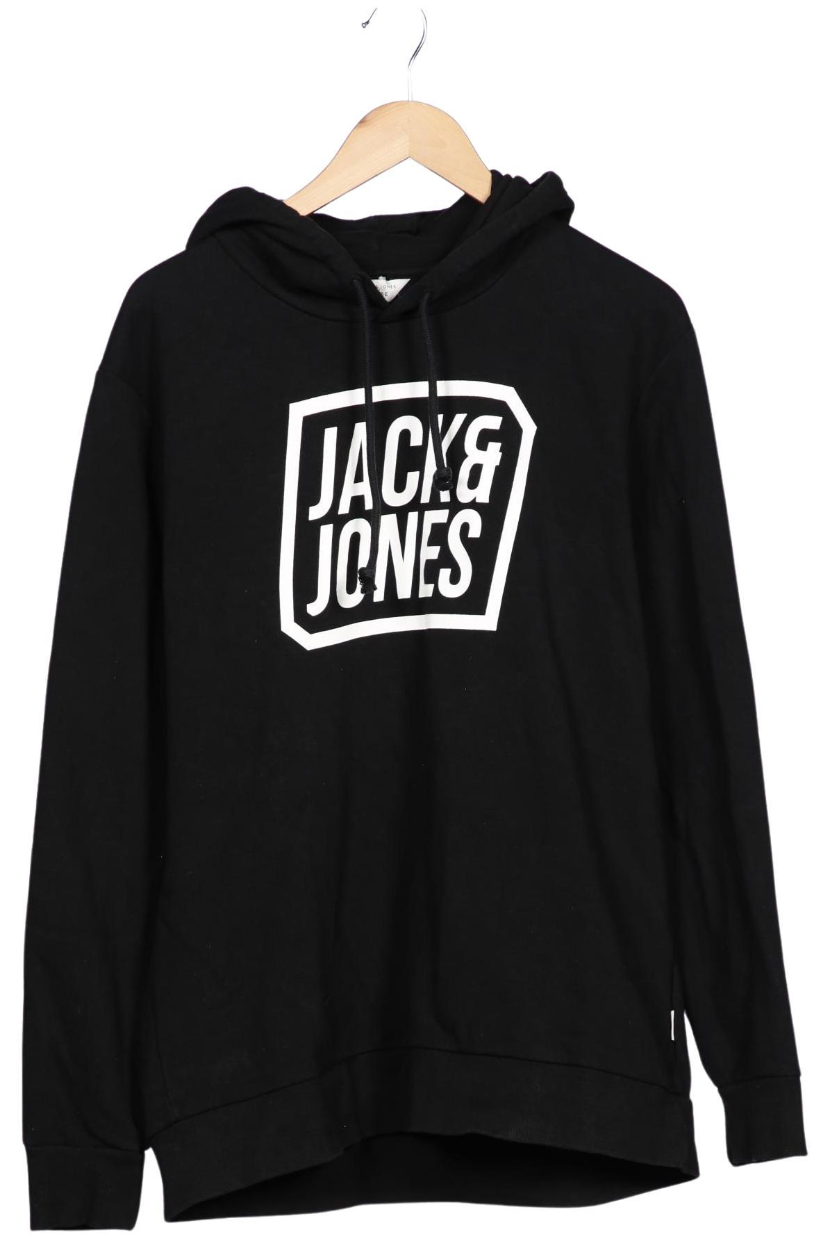 

Jack & Jones Herren Kapuzenpullover, schwarz, Gr. 56