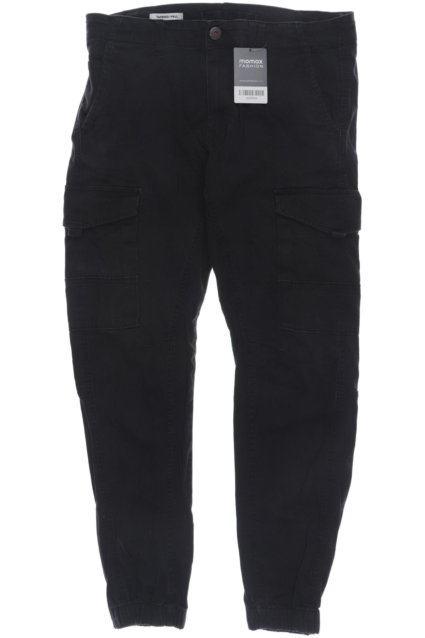 

JACK & JONES Herren Stoffhose, schwarz