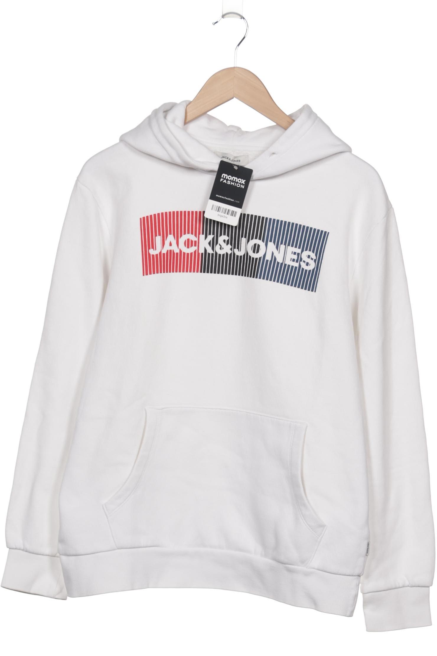 

Jack & Jones Herren Kapuzenpullover, weiß, Gr. 52