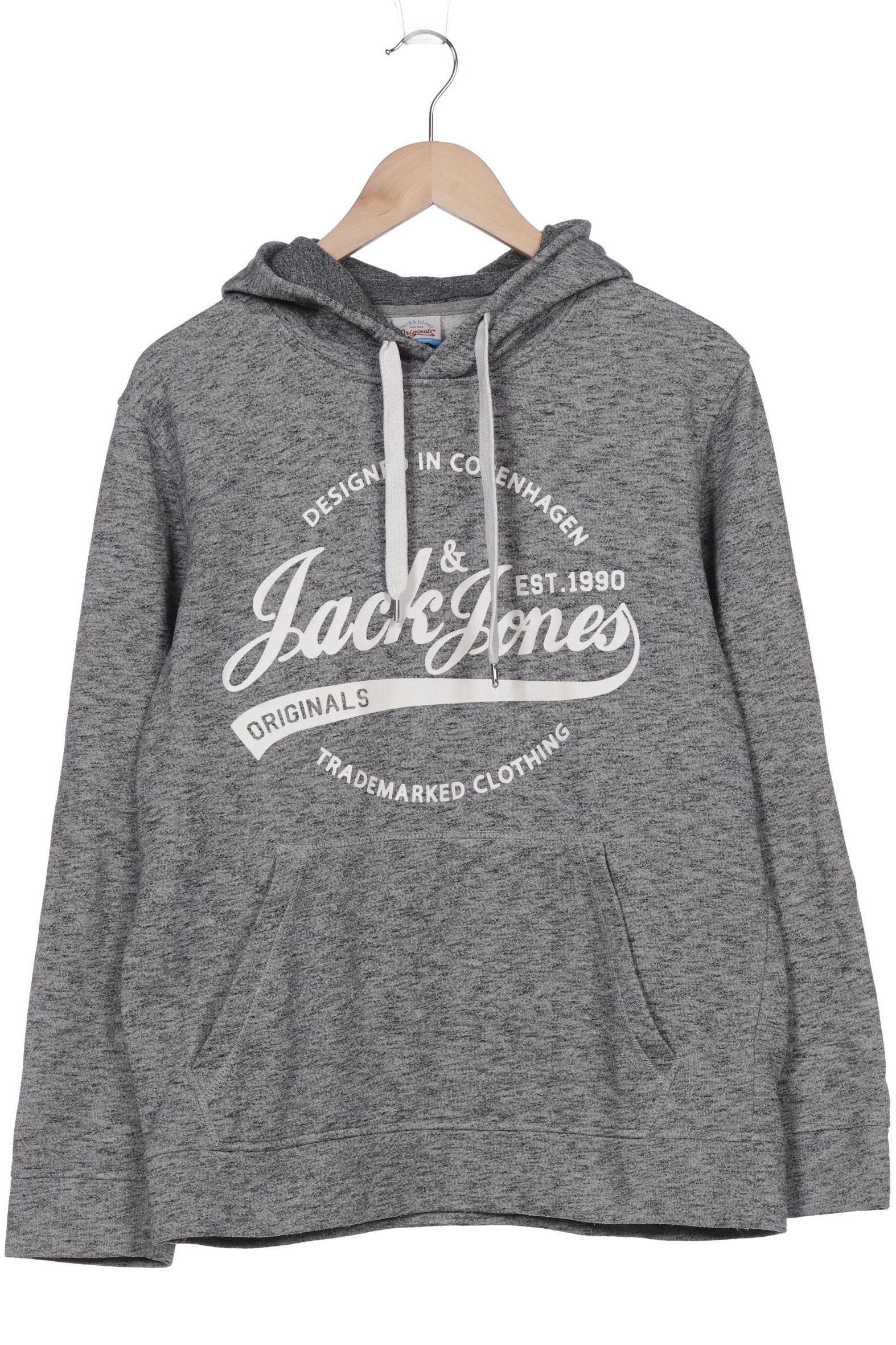 

Jack & Jones Herren Kapuzenpullover, grau, Gr. 52