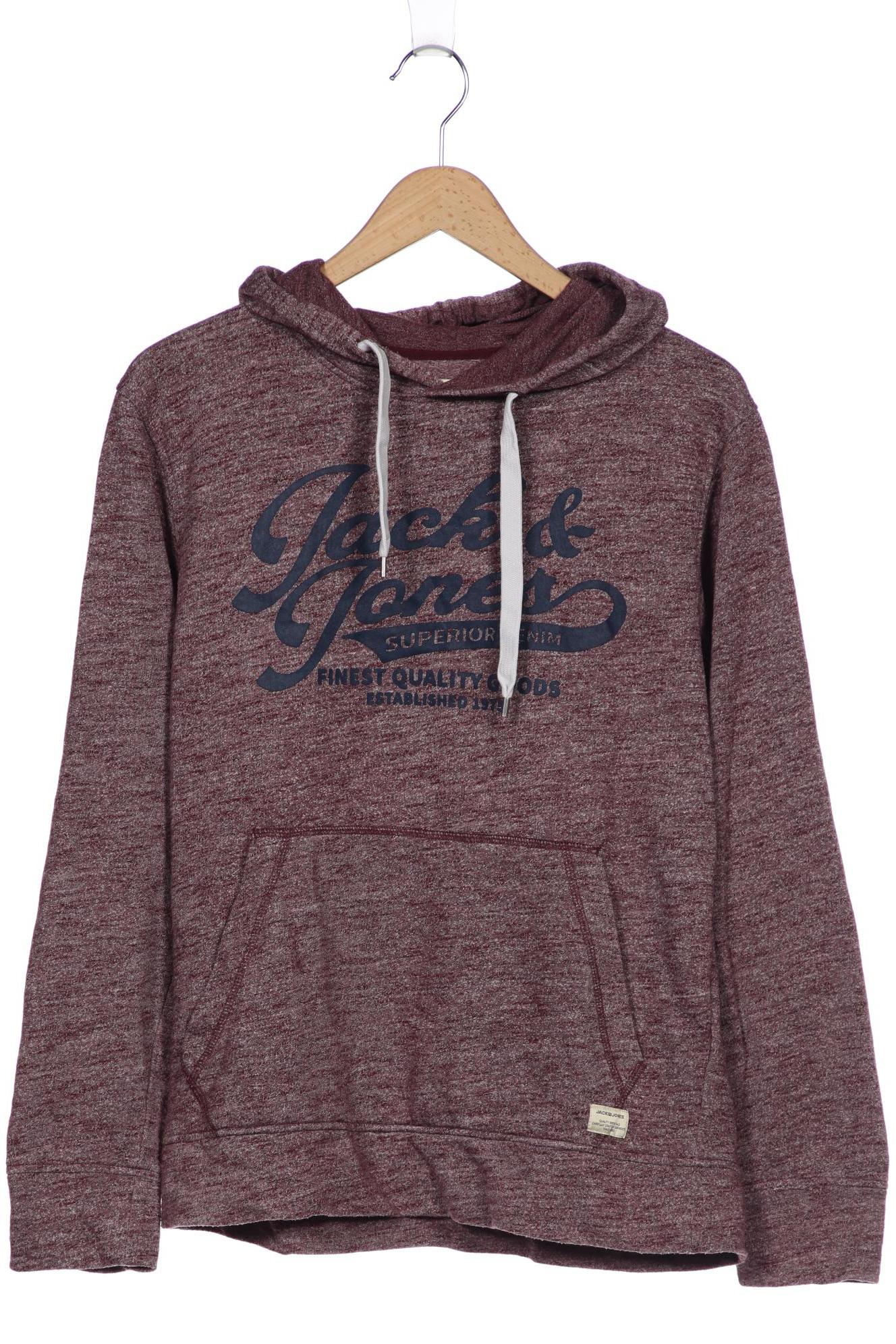 

JACK & JONES Herren Kapuzenpullover, bordeaux