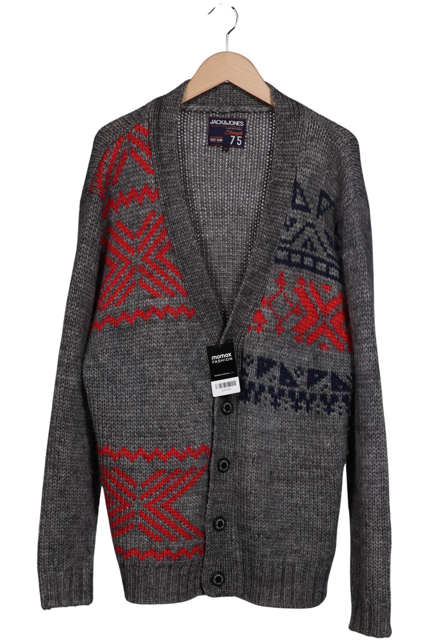 

Jack & Jones Herren Strickjacke, grau, Gr. 54