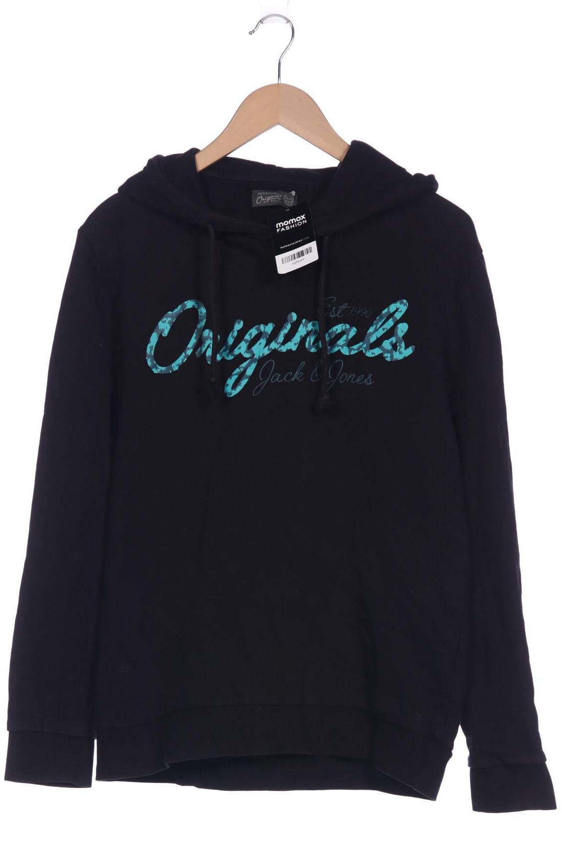 

Jack & Jones Herren Kapuzenpullover, schwarz, Gr. 52