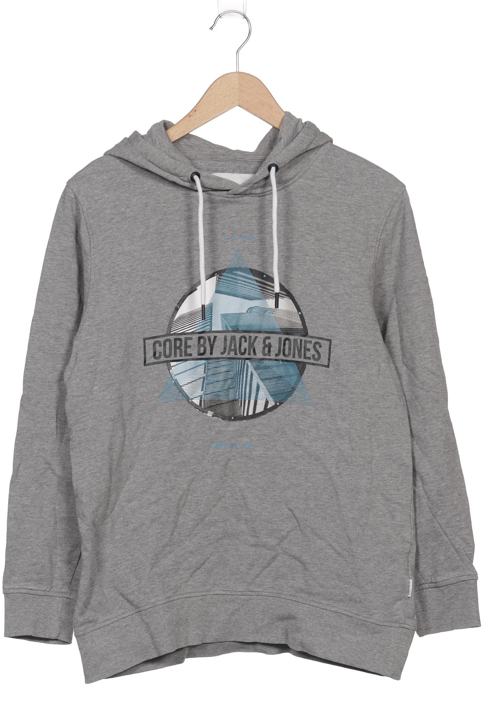 

Jack & Jones Herren Kapuzenpullover, grau, Gr. 48