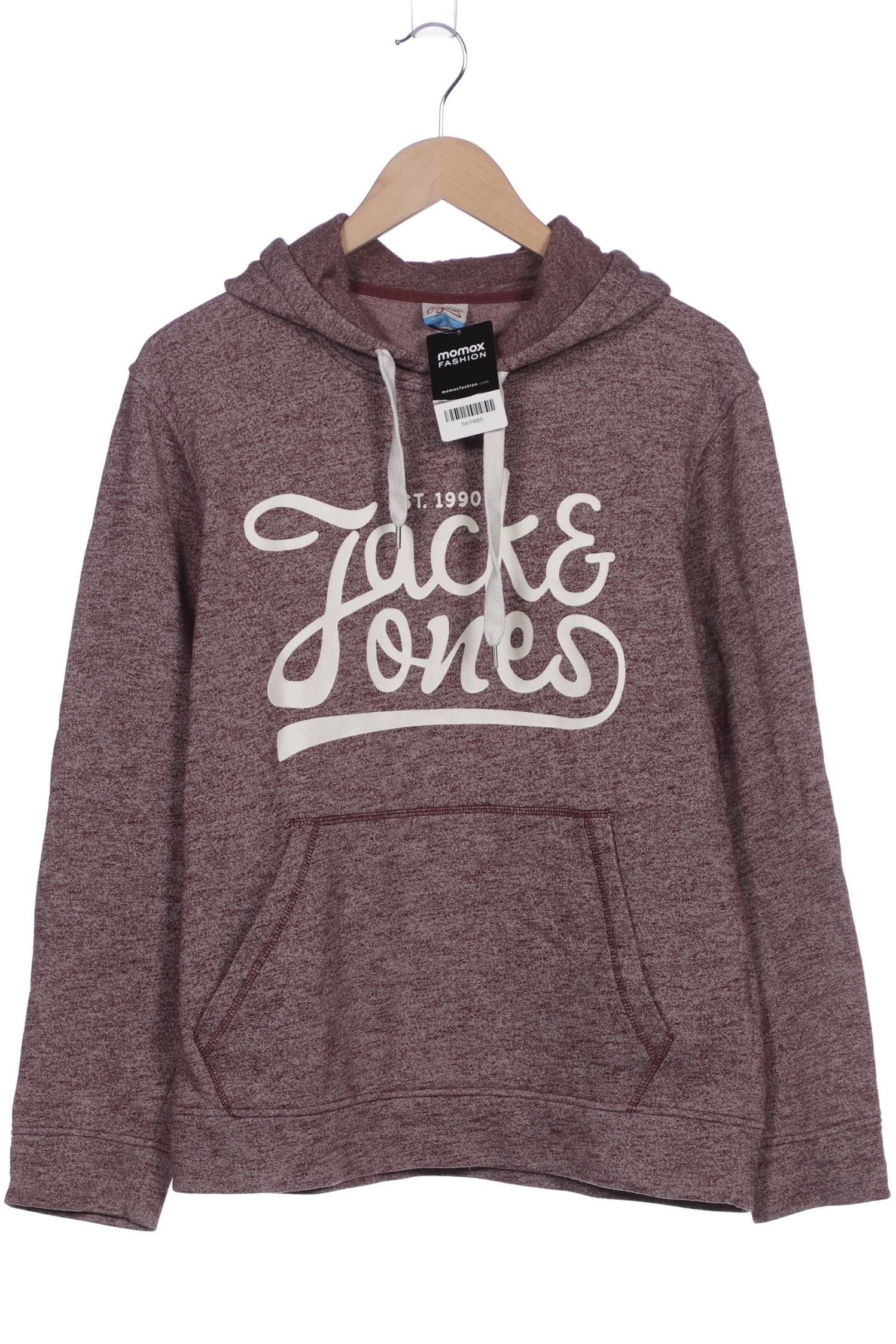 

Jack & Jones Herren Kapuzenpullover, bordeaux, Gr. 52