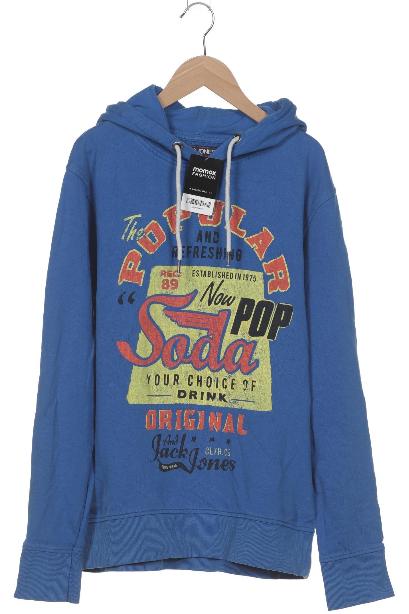 

Jack & Jones Herren Kapuzenpullover, blau, Gr. 52