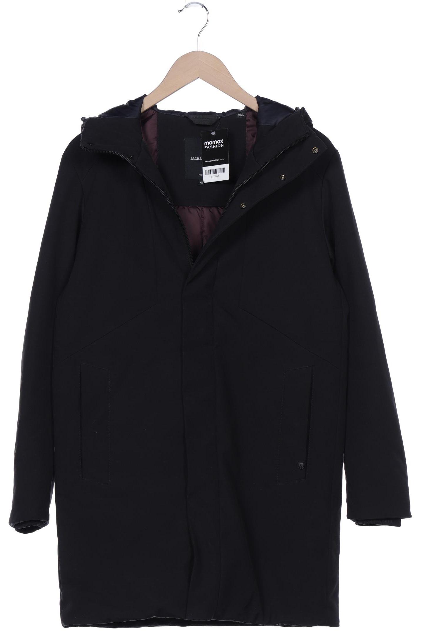 

Jack & Jones Herren Mantel, schwarz, Gr. 44