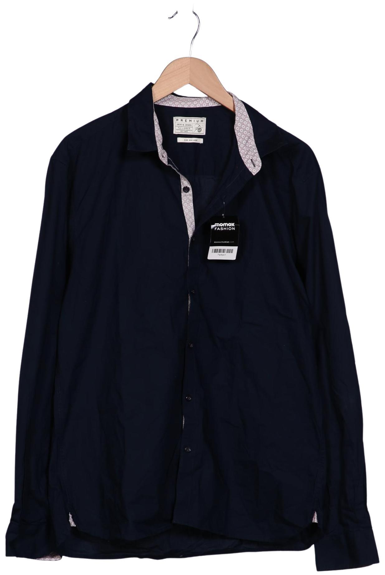 

Jack & Jones Herren Hemd, marineblau, Gr. 56
