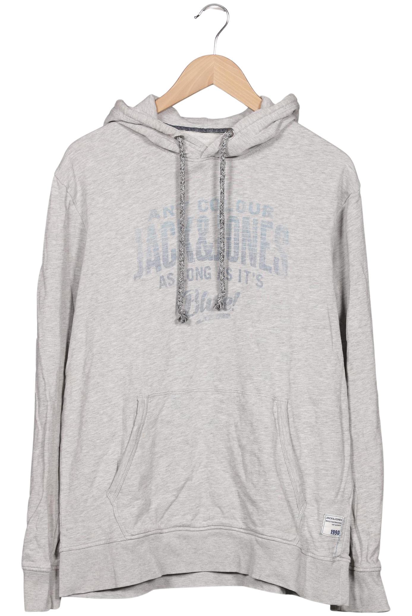 

Jack & Jones Herren Kapuzenpullover, grau, Gr. 56