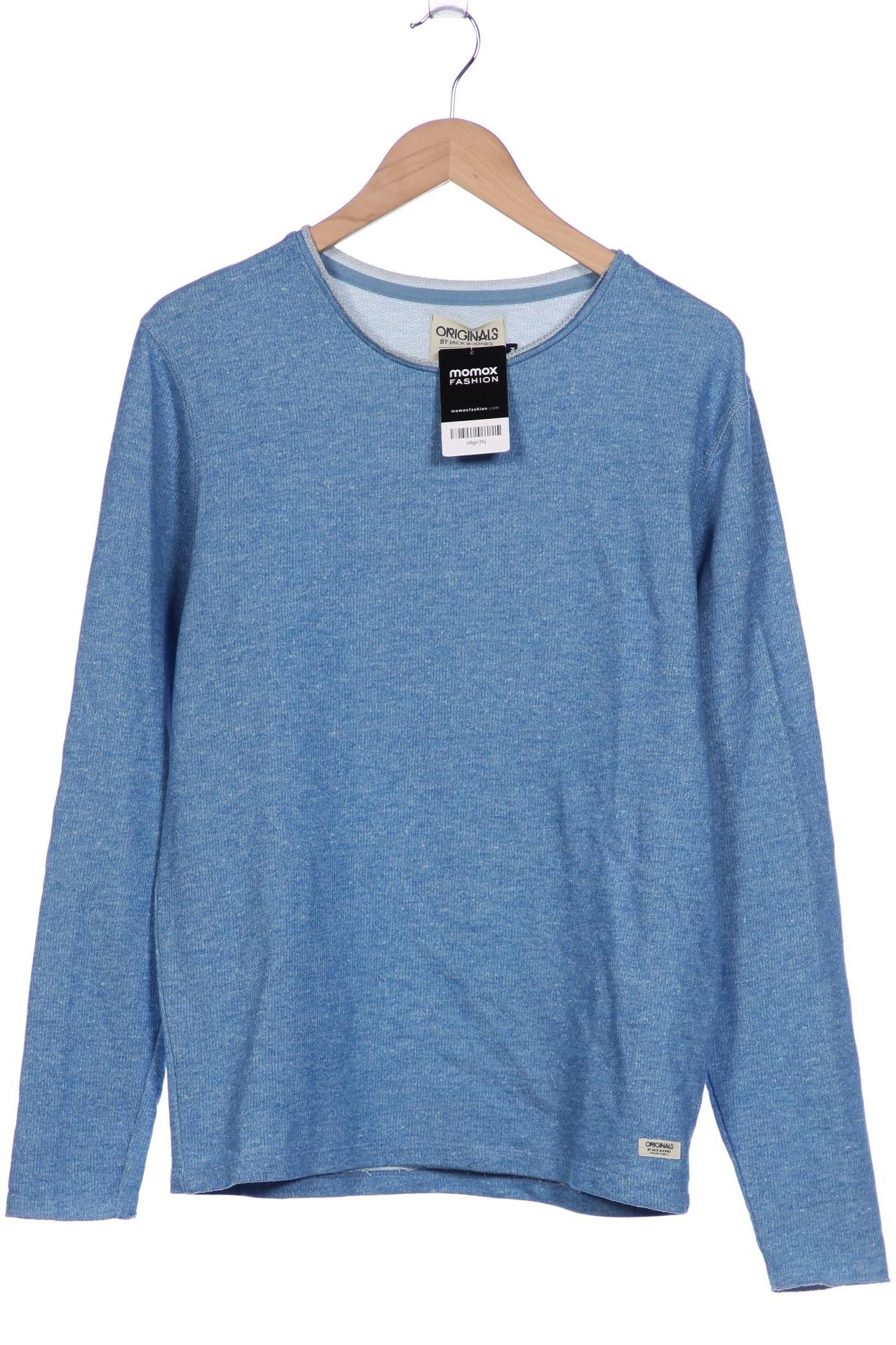 

Jack & Jones Herren Langarmshirt, blau, Gr. 48