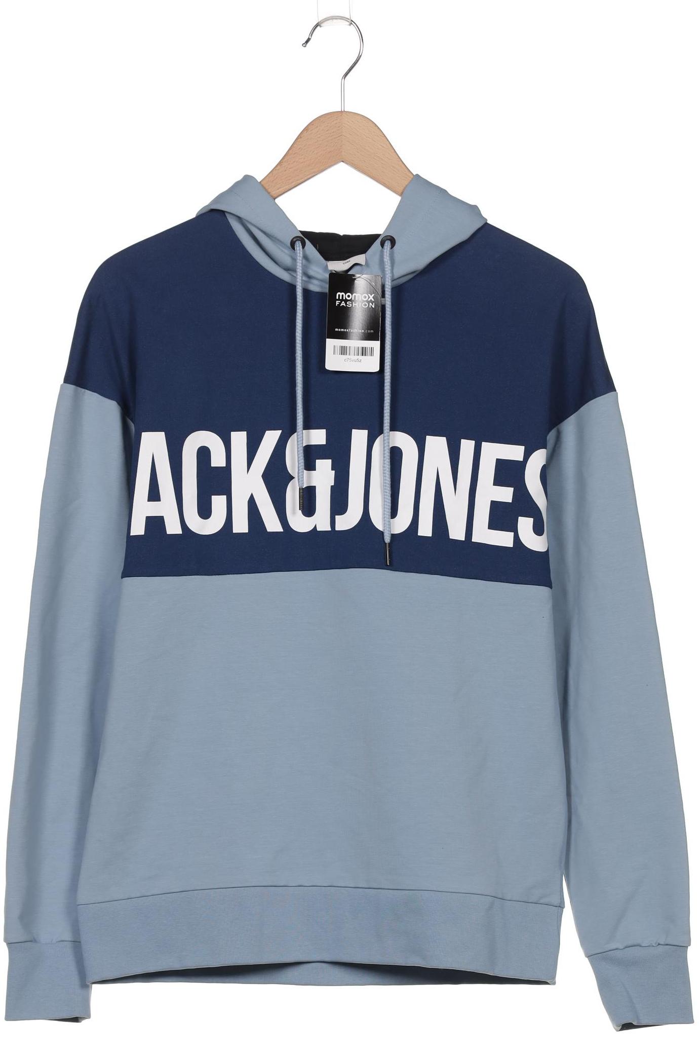 

Jack & Jones Herren Kapuzenpullover, blau, Gr. 48