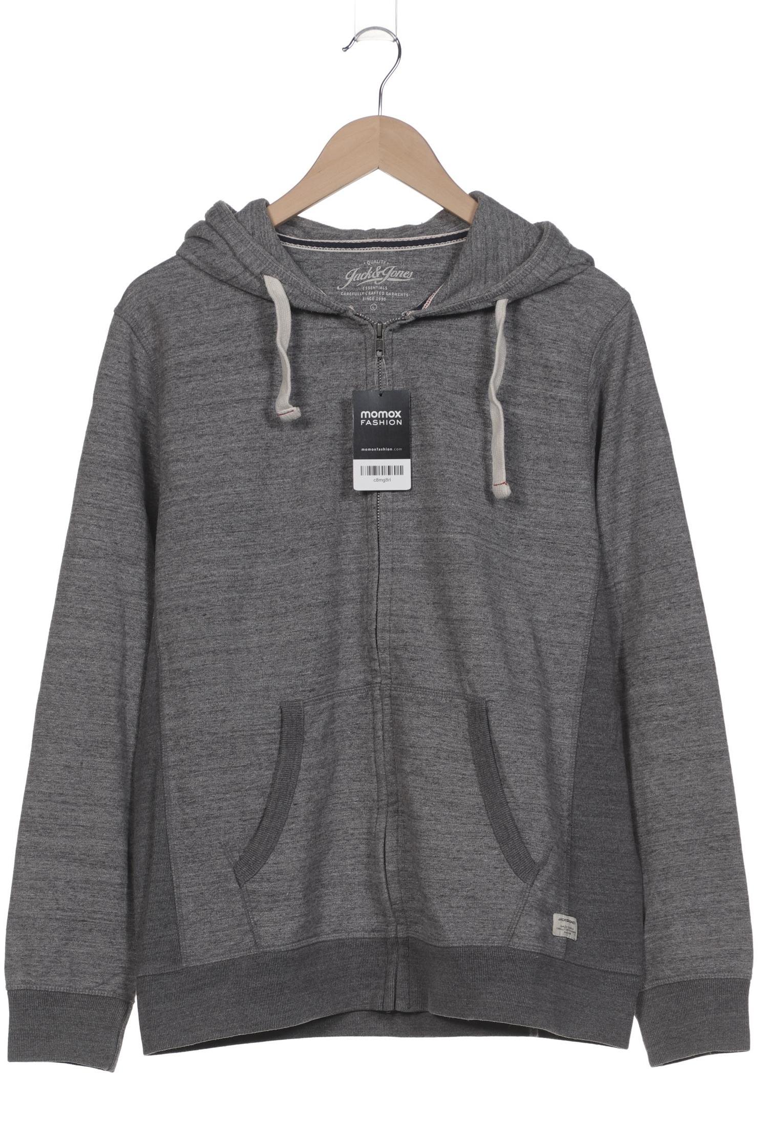 

Jack & Jones Herren Kapuzenpullover, grau, Gr. 52