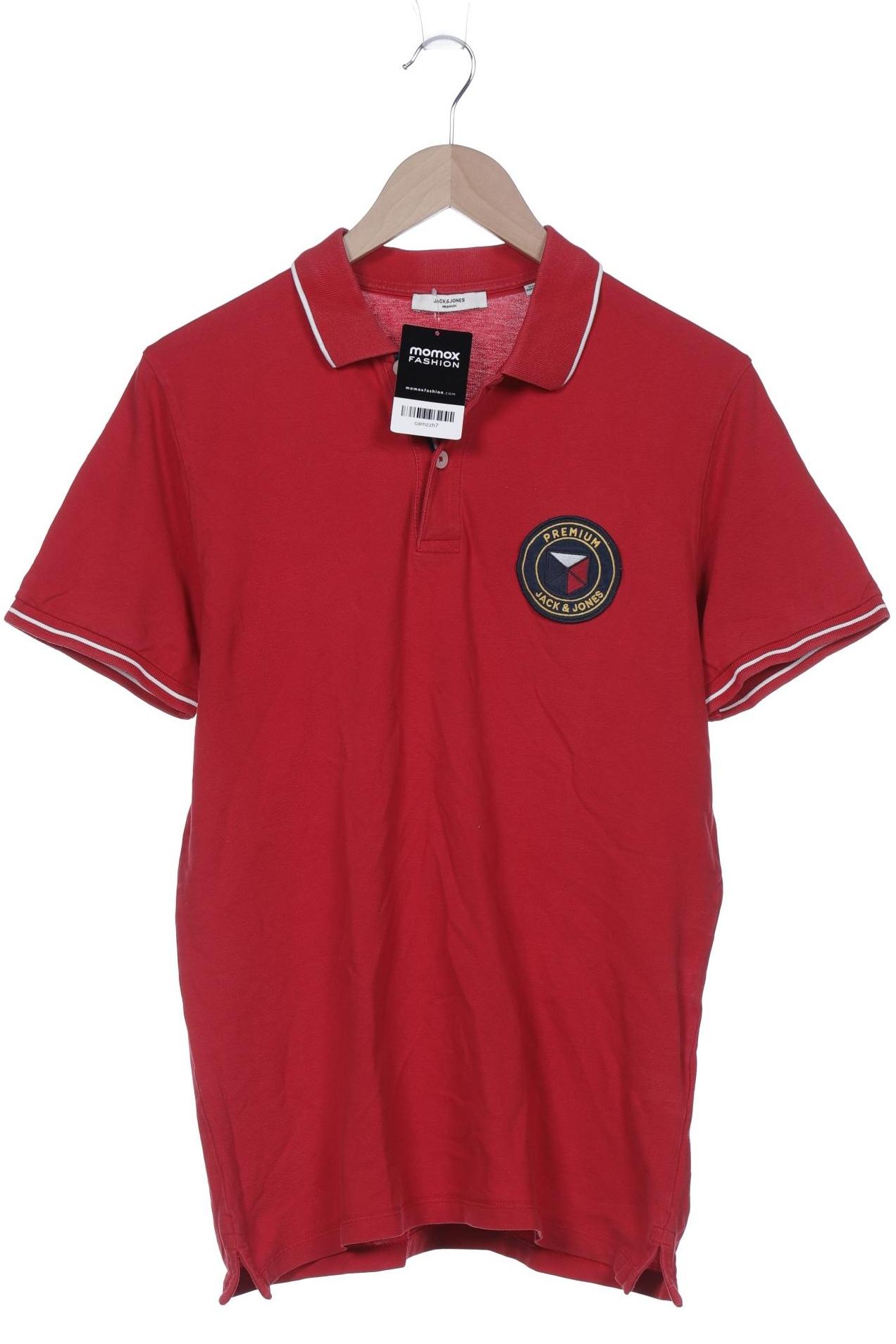 

Jack & Jones Herren Poloshirt, rot, Gr. 48