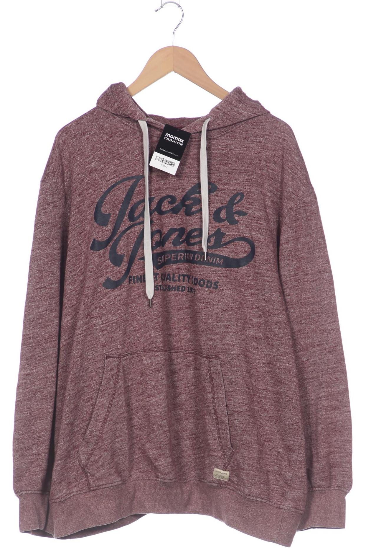 

Jack & Jones Herren Kapuzenpullover, bordeaux, Gr. 60