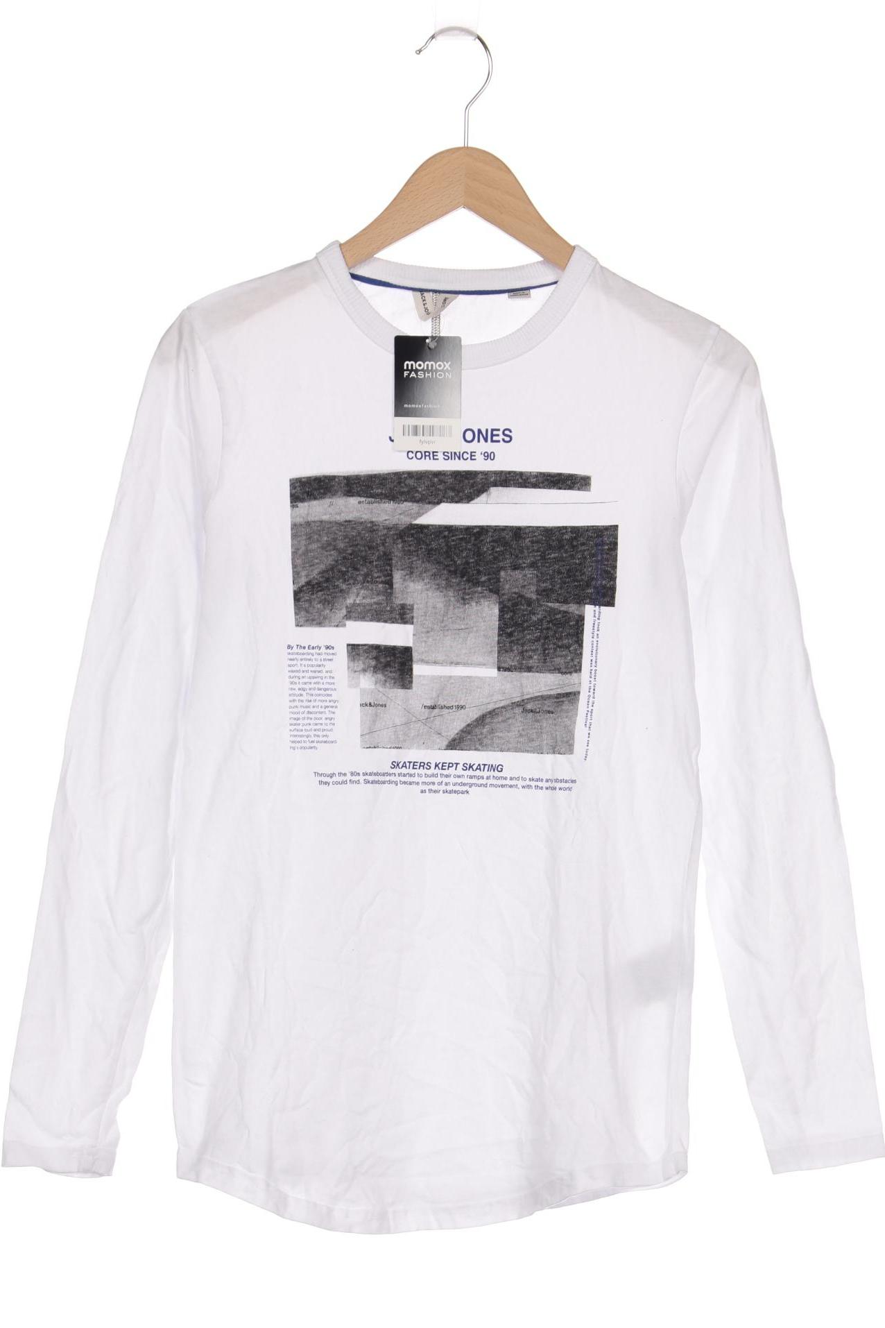 

Jack & Jones Herren Langarmshirt, weiß, Gr. 44