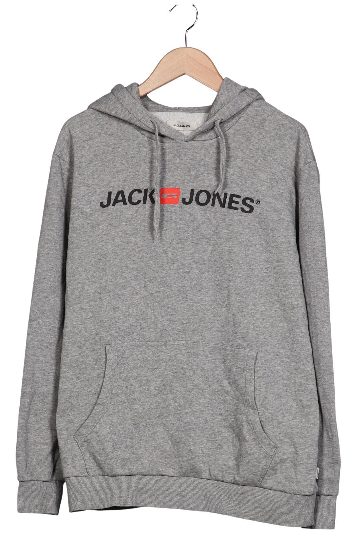 

Jack & Jones Herren Kapuzenpullover, grau, Gr. 52