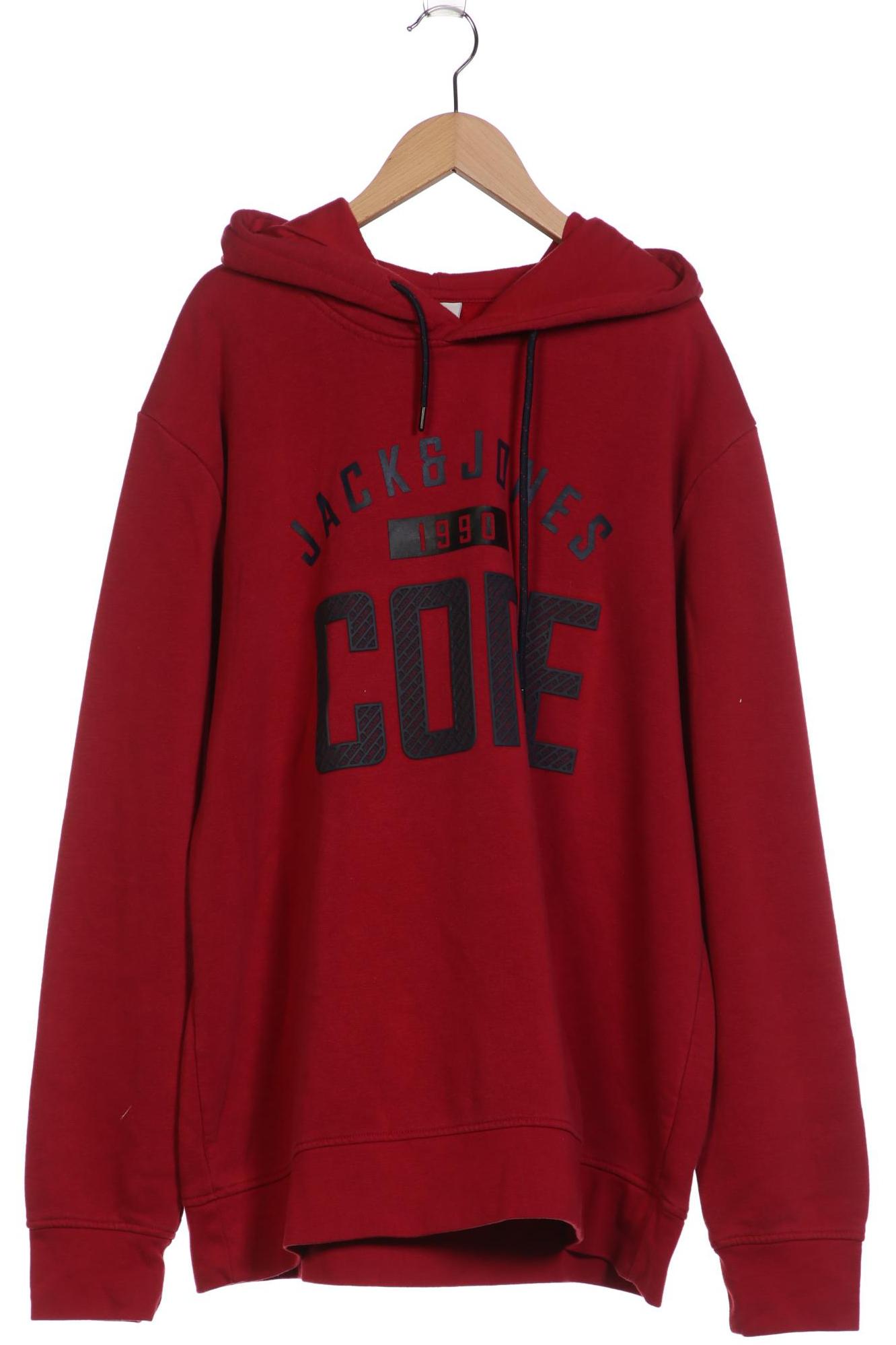 

Jack & Jones Herren Kapuzenpullover, rot, Gr. 56