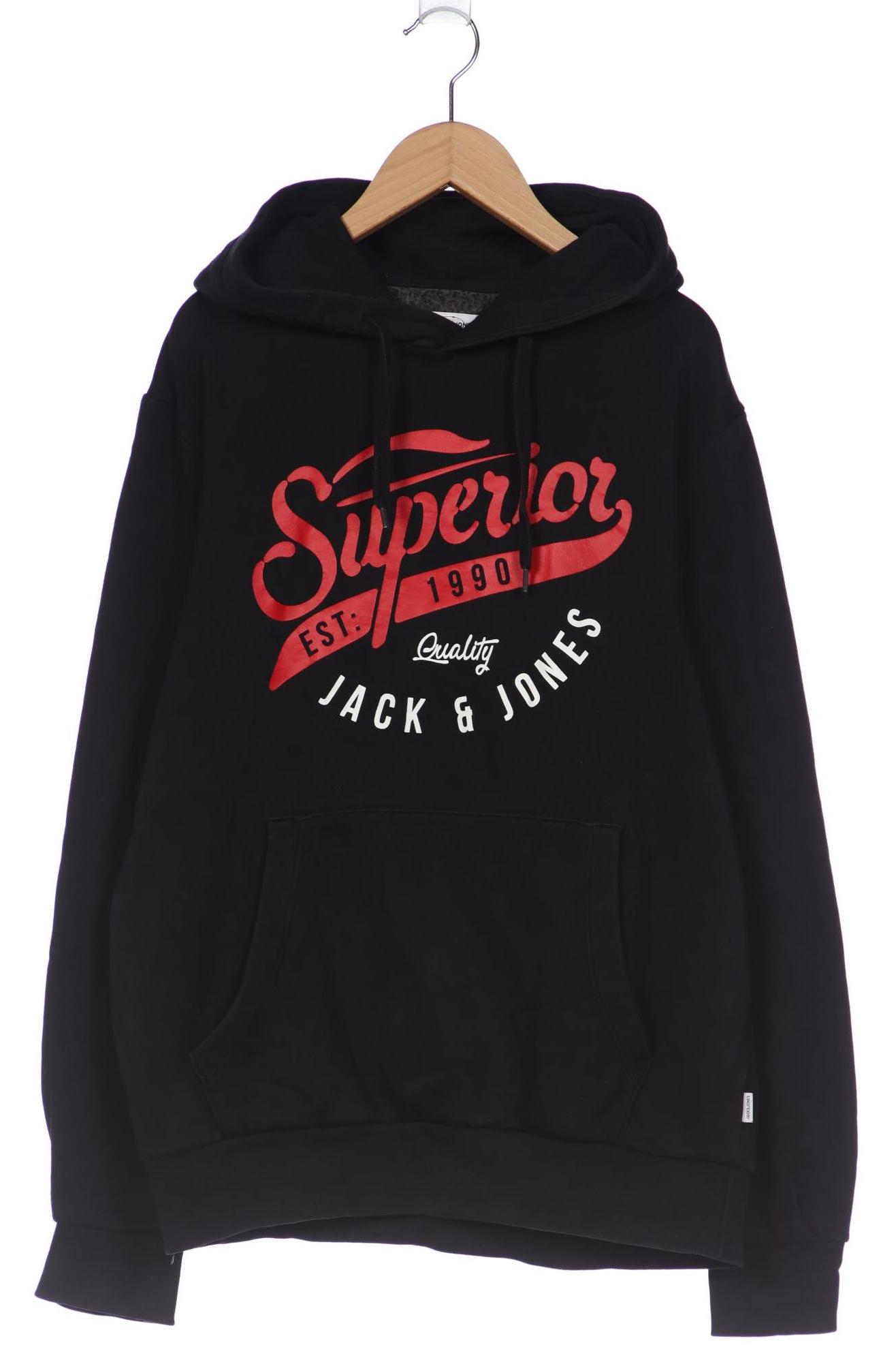 

JACK & JONES Herren Kapuzenpullover, schwarz