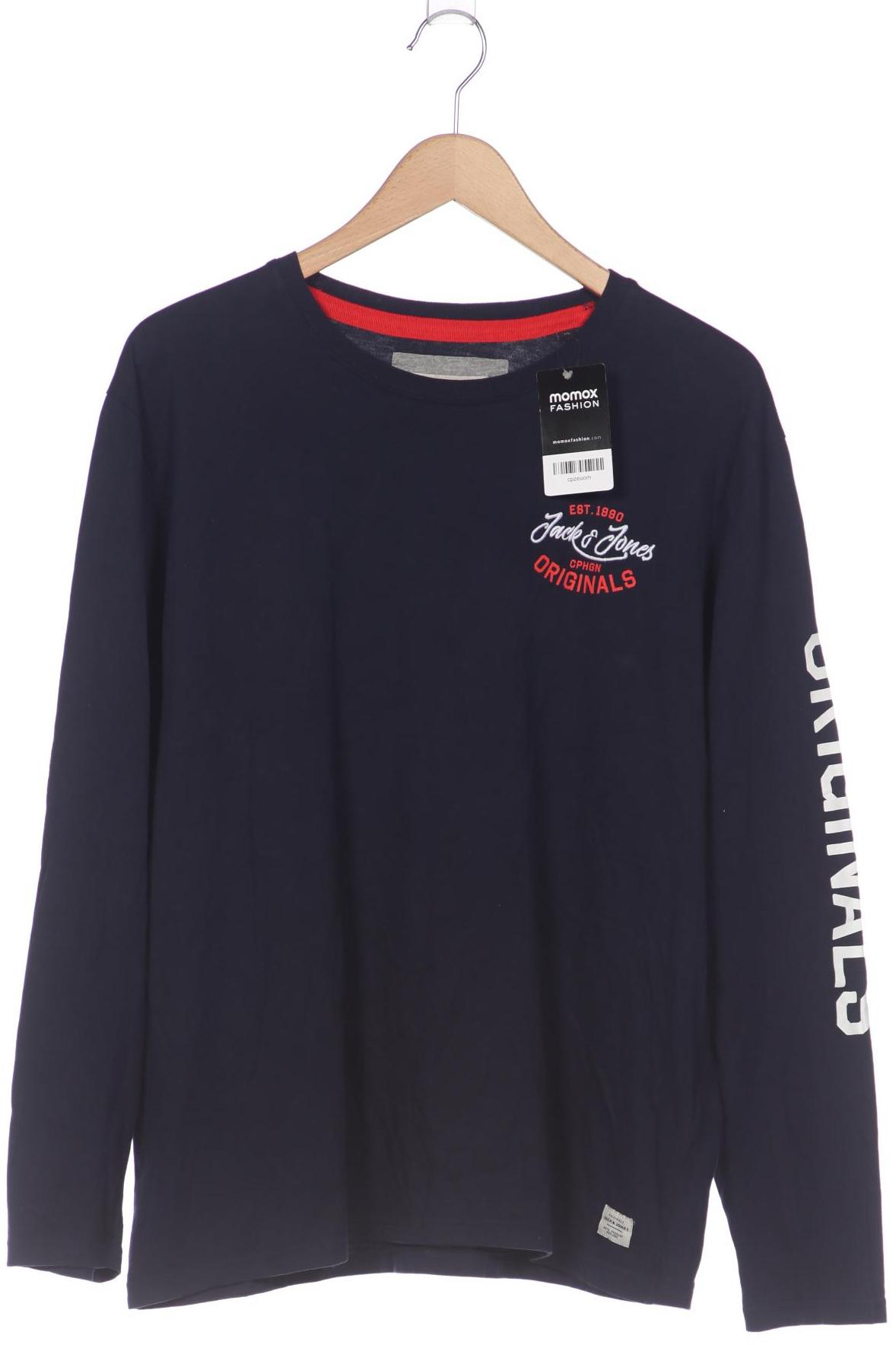 

Jack & Jones Herren Langarmshirt, marineblau, Gr. 54