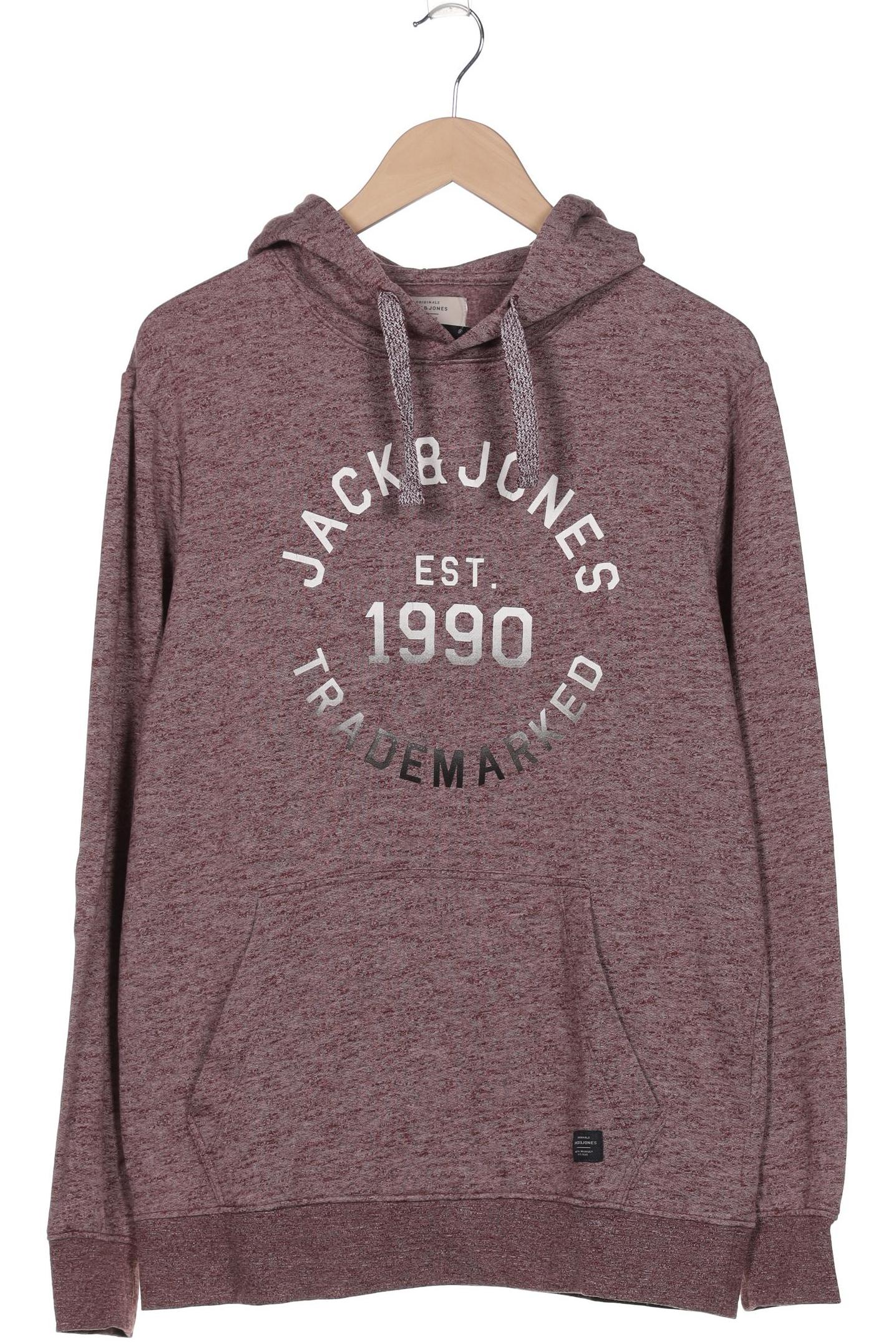 

Jack & Jones Herren Kapuzenpullover, bordeaux, Gr. 52
