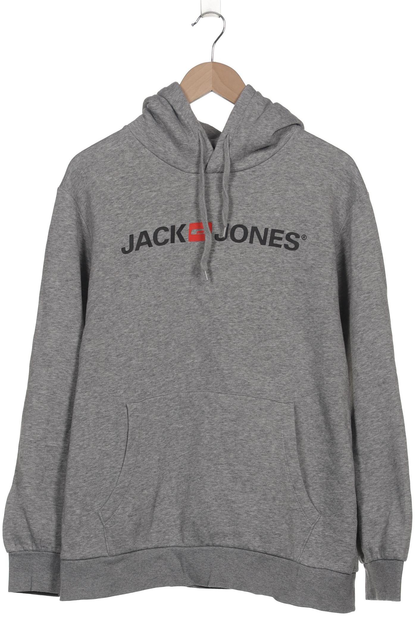 

Jack & Jones Herren Kapuzenpullover, grau, Gr. 54