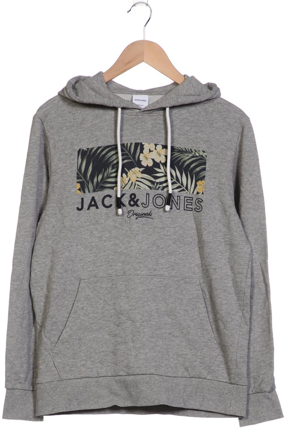 

Jack & Jones Herren Kapuzenpullover, grau, Gr. 52