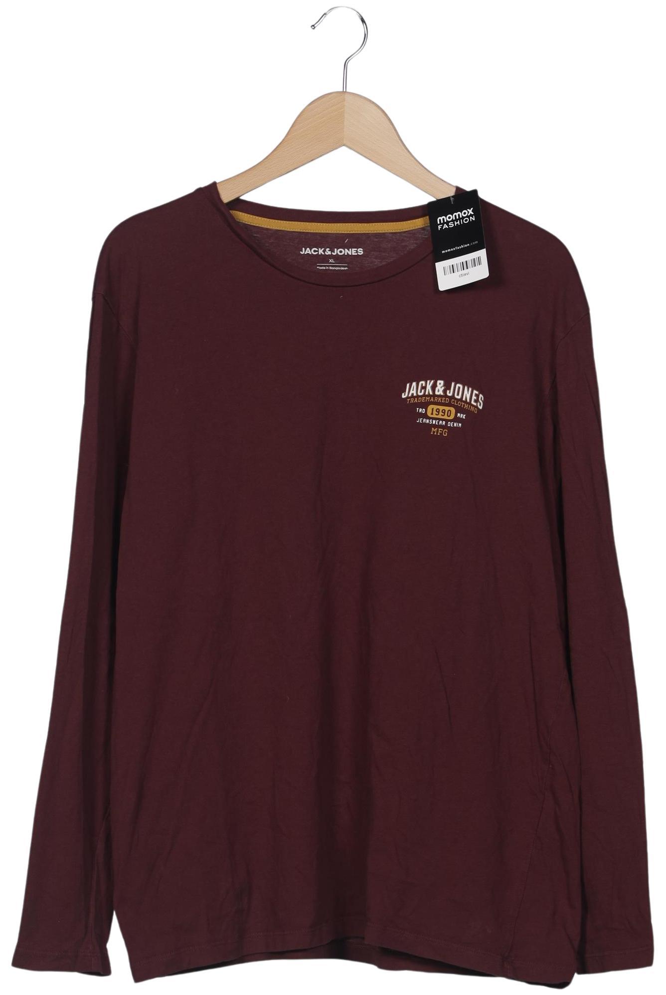 

Jack & Jones Herren Langarmshirt, bordeaux, Gr. 54