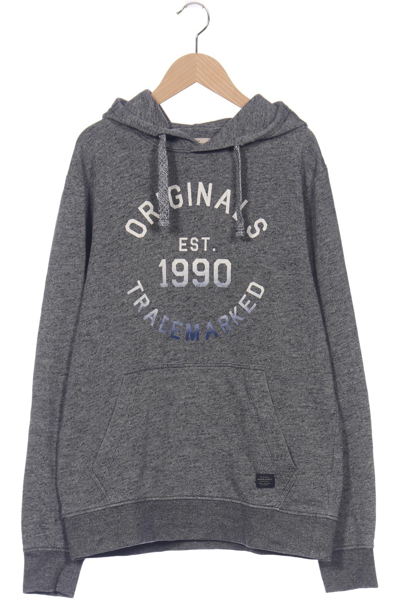 

Jack & Jones Herren Kapuzenpullover, grau, Gr. 48