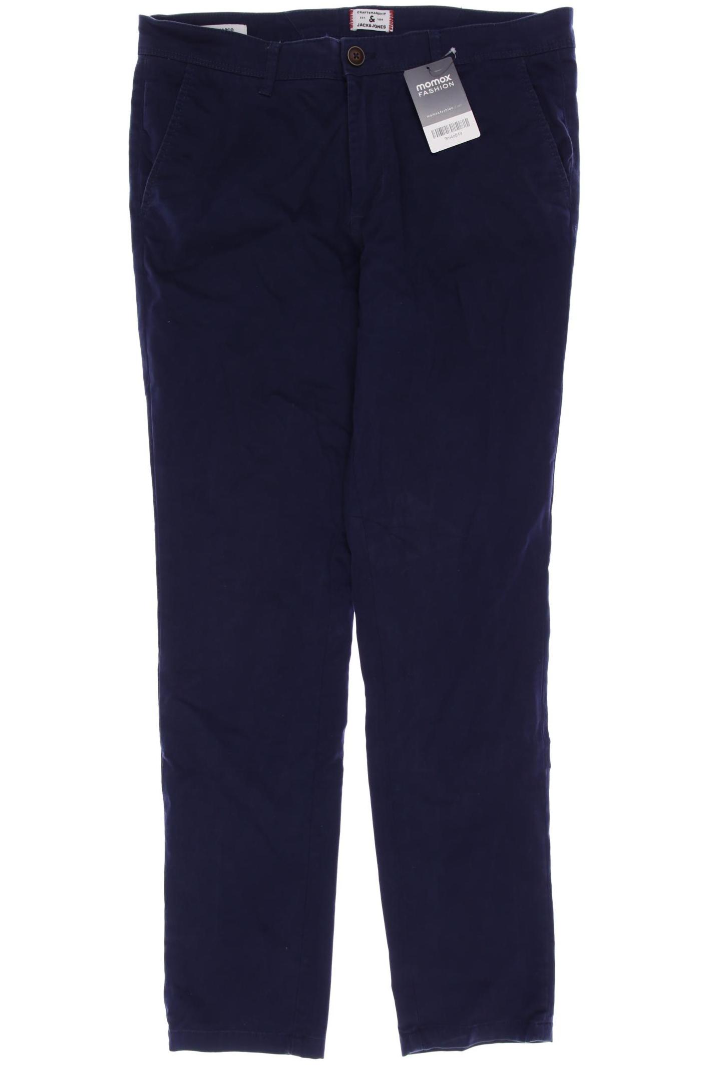 

Jack & Jones Herren Stoffhose, marineblau