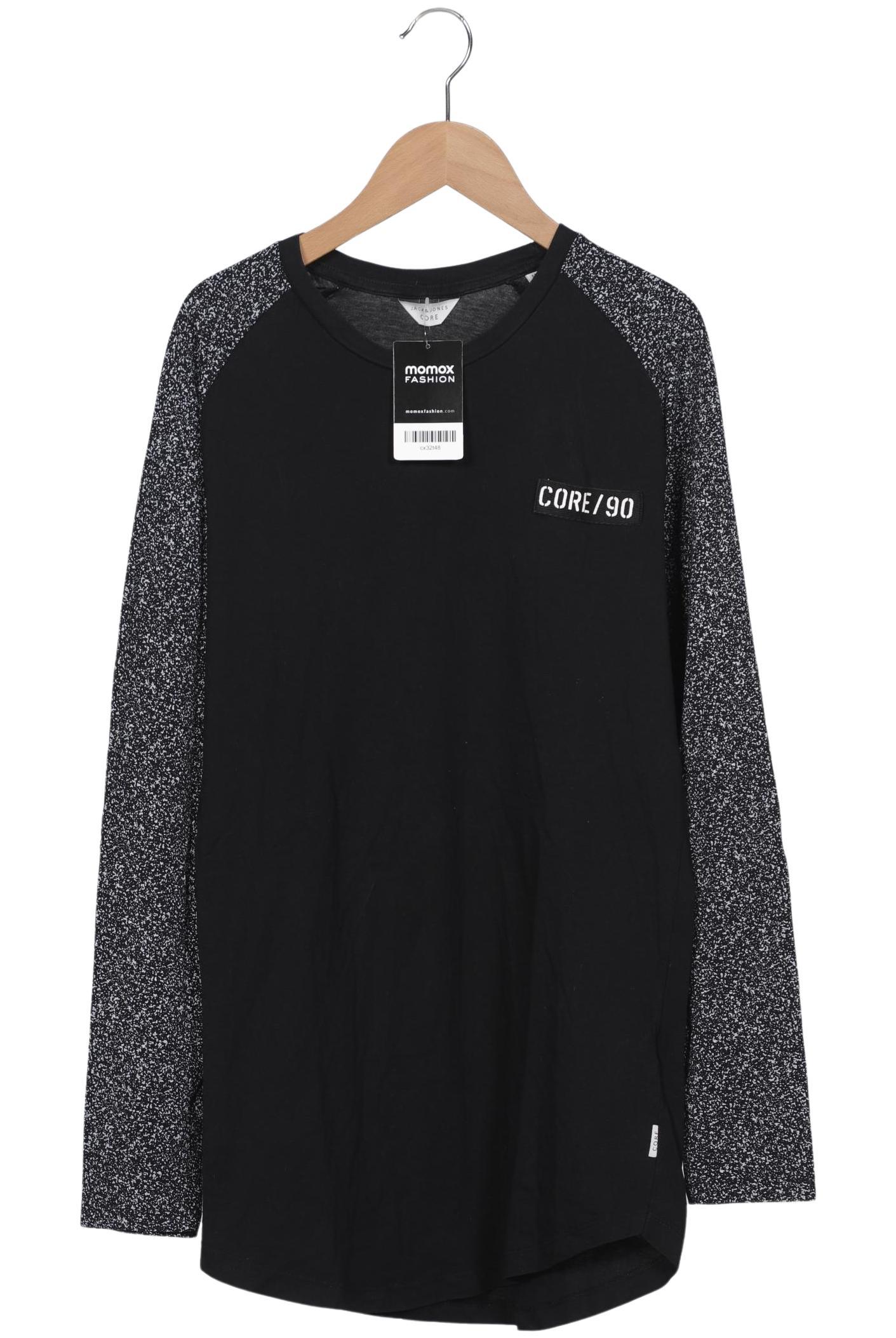 

Jack & Jones Herren Langarmshirt, schwarz, Gr. 48