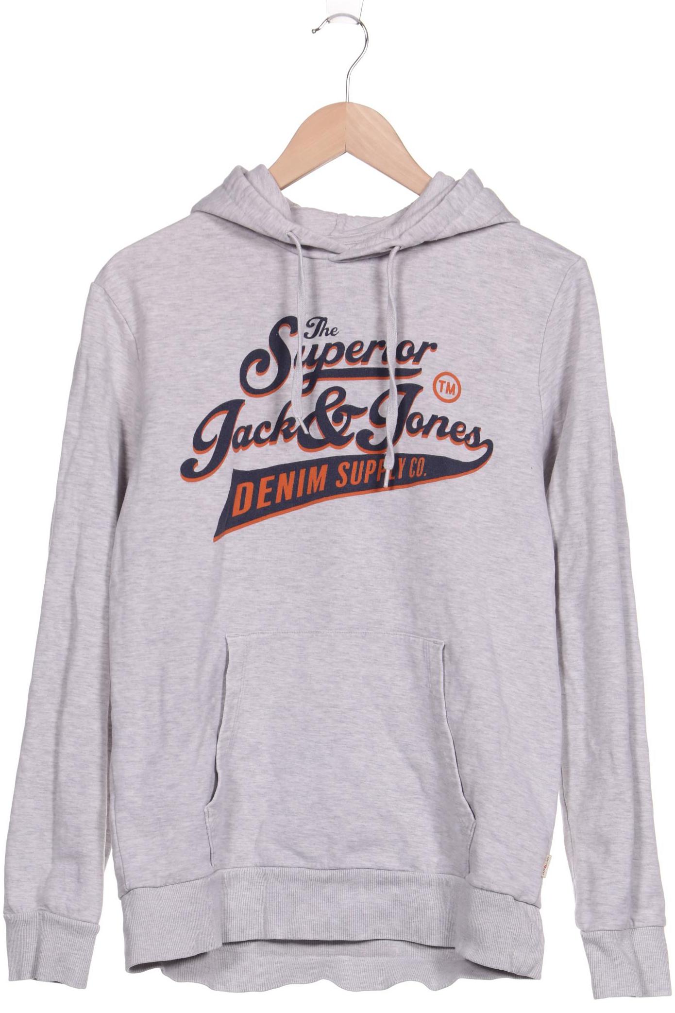 

Jack & Jones Herren Kapuzenpullover, grau