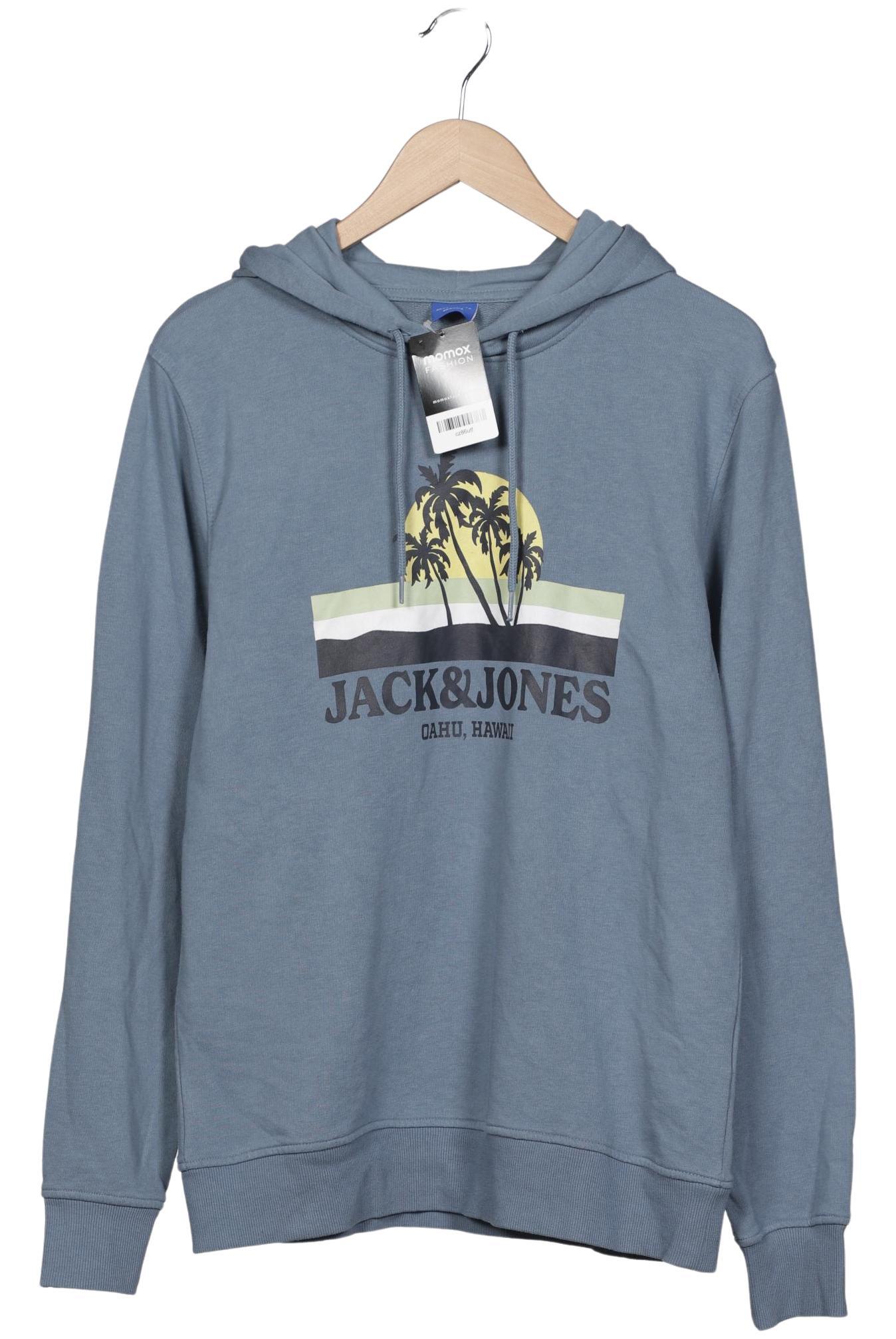 Thumbnail - Jack &amp; Jones Herren Kapuzenpullover, hellblau, Gr. 52