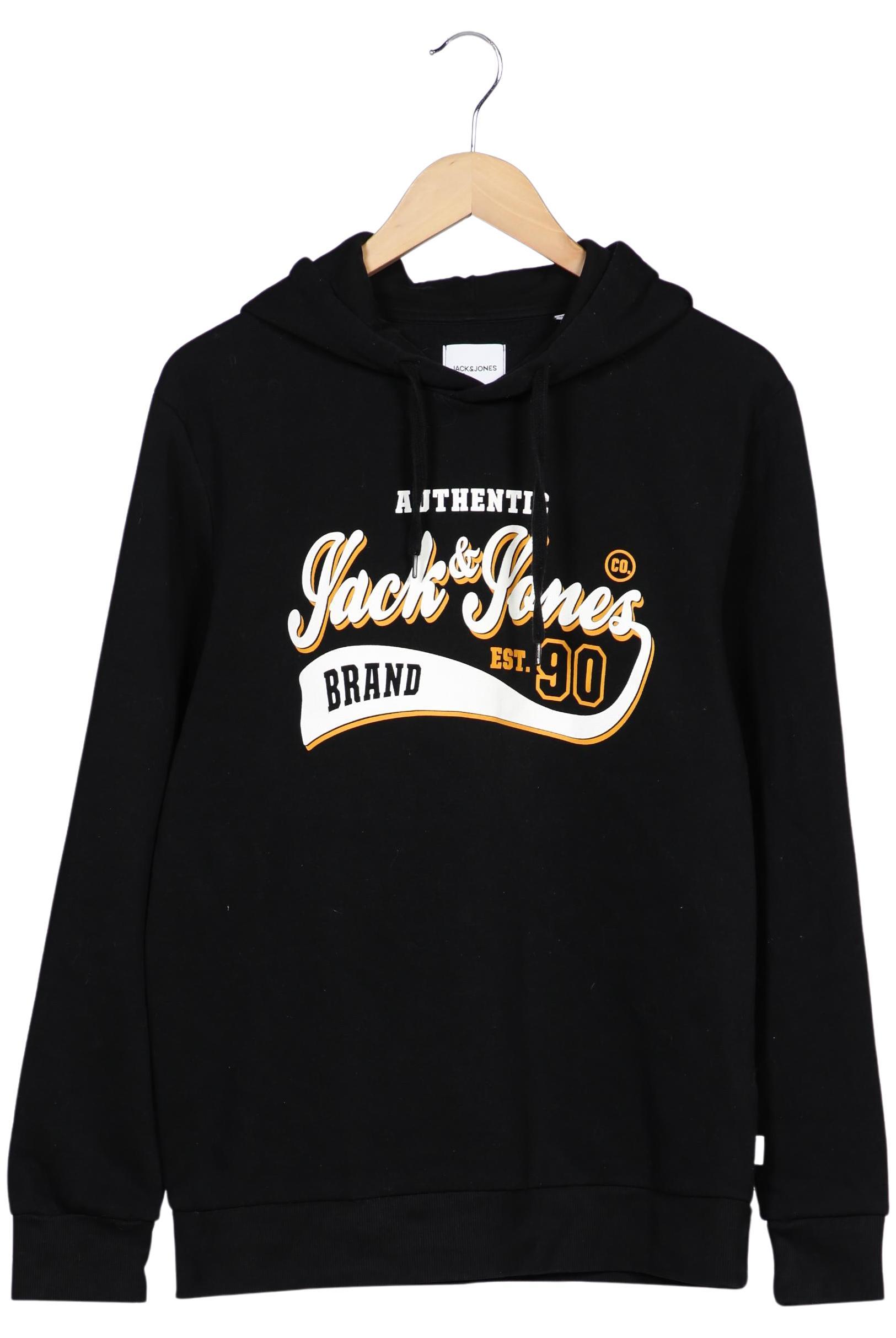 

Jack & Jones Herren Kapuzenpullover, schwarz, Gr. 52