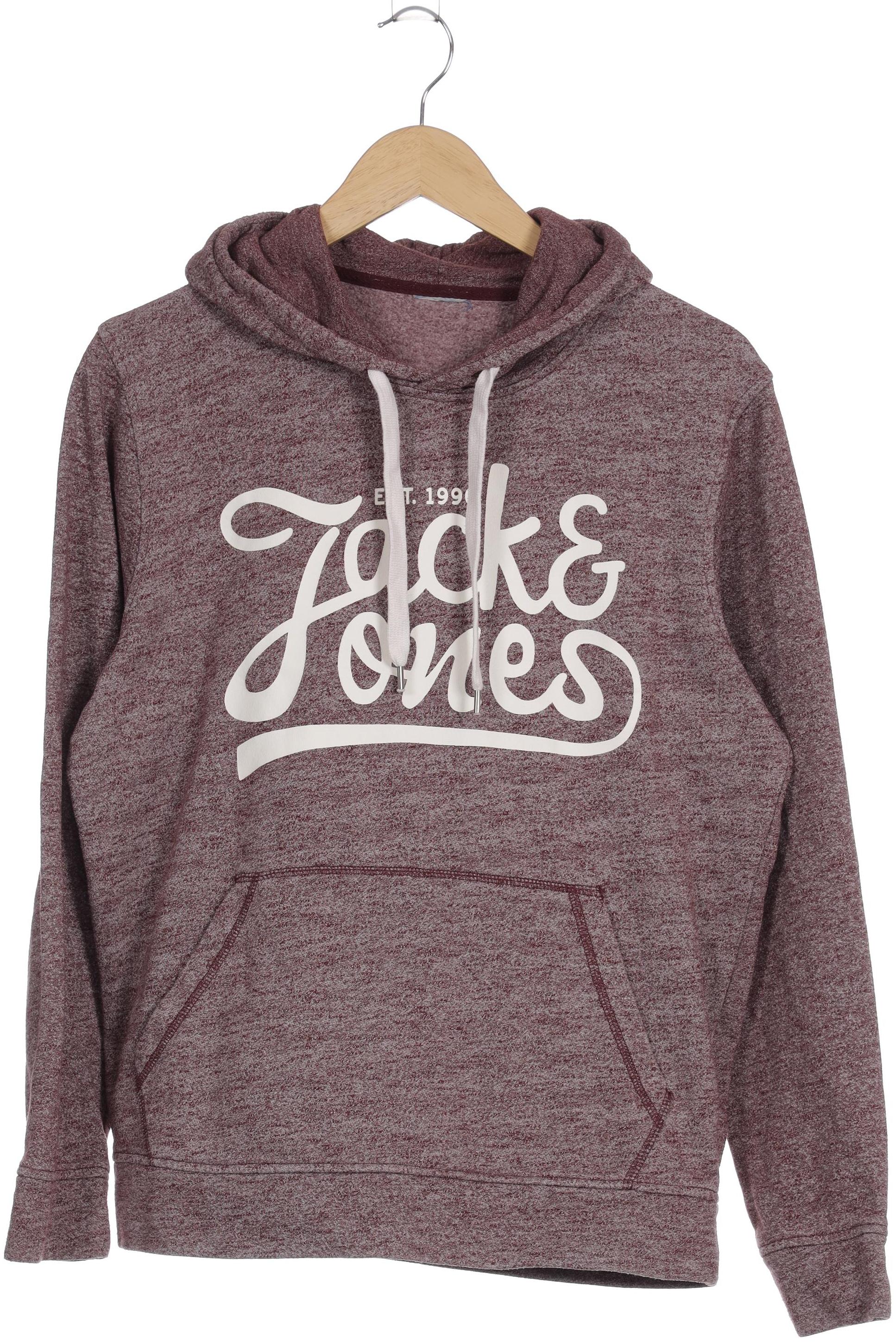 

Jack & Jones Herren Kapuzenpullover, bordeaux, Gr. 48