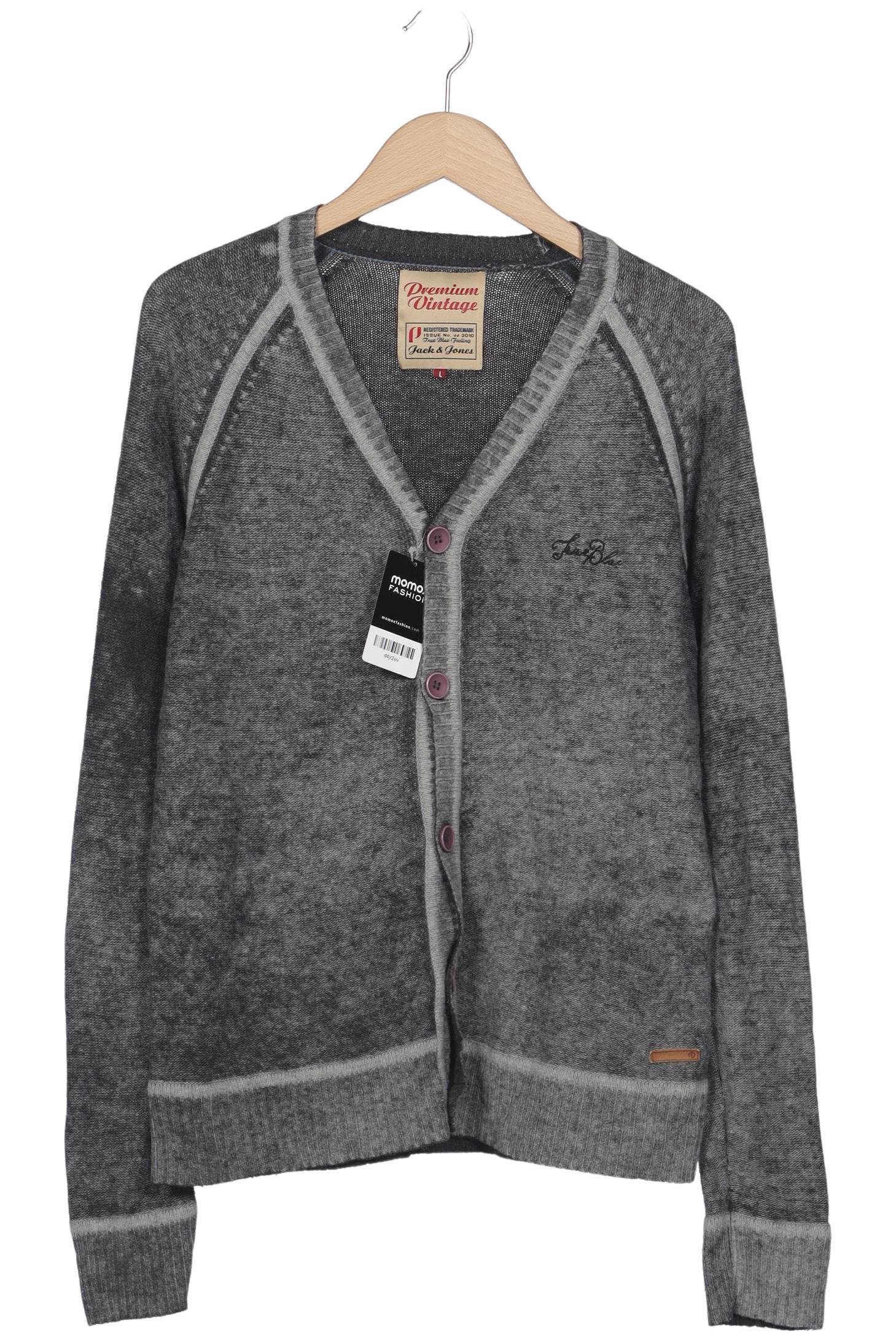 

Jack & Jones Herren Strickjacke, grau, Gr. 52