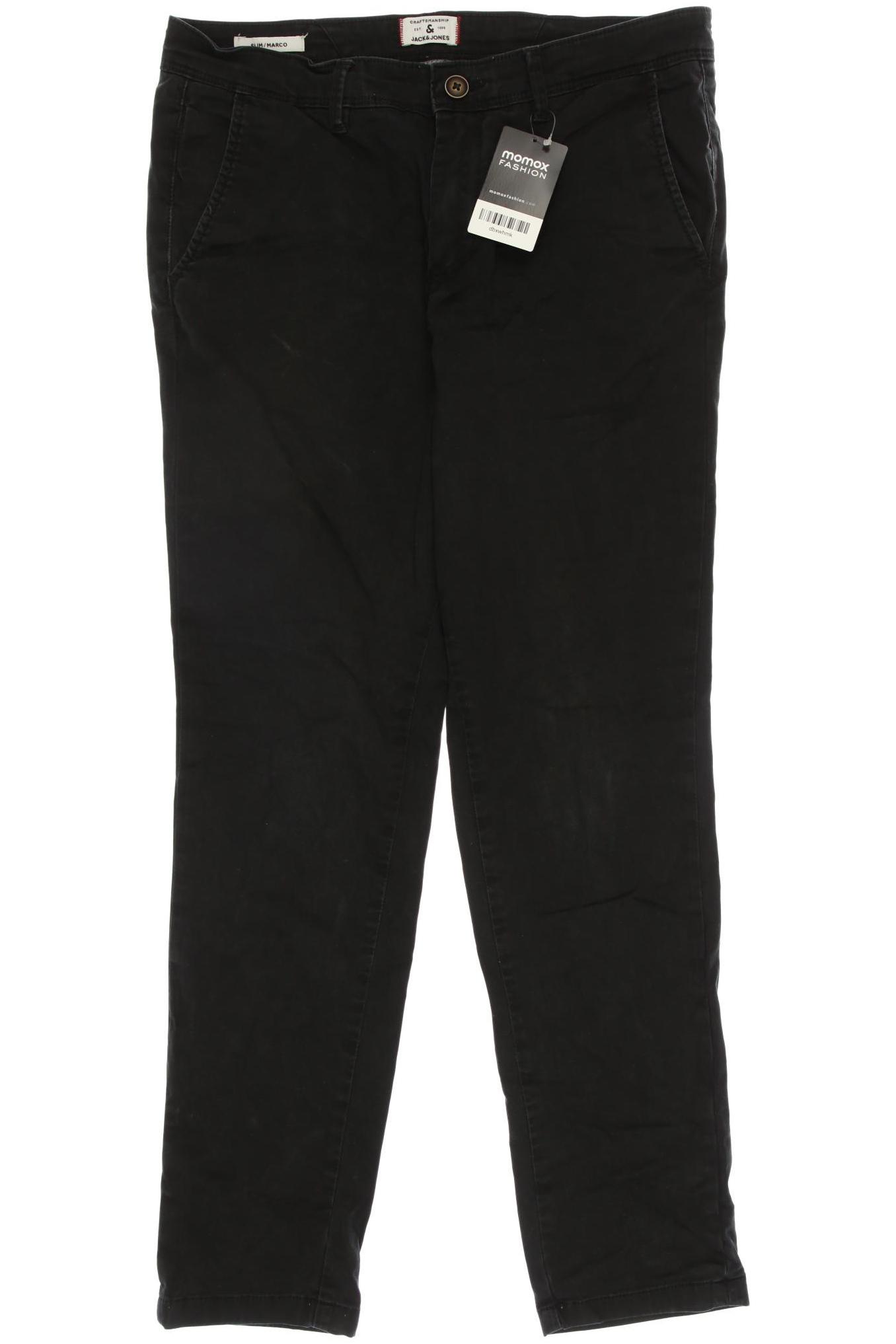 

JACK & JONES Herren Stoffhose, schwarz