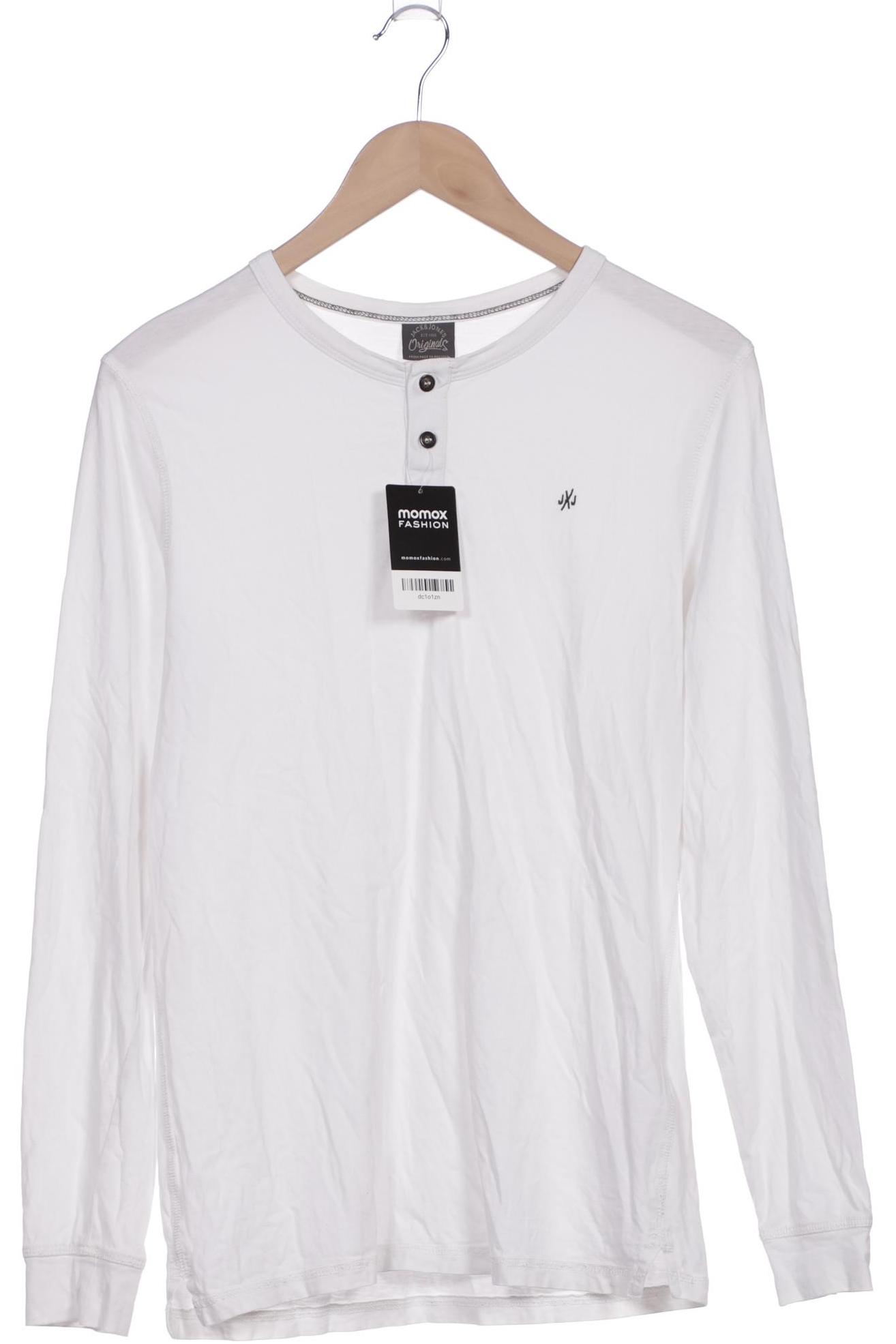 

Jack & Jones Herren Langarmshirt, weiß, Gr. 48